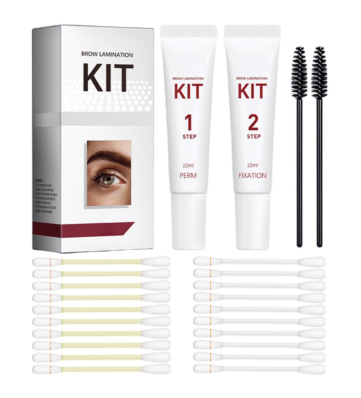 Eyebrow Dye Kit - Lash Lift And Tint Kit | Lash Lift Kit | Lasting Eyebrow Dye Kit Mild | Lash And Brow Tint Kit | Fuller And Messy Eyebrows Kit | Professional Formula Brow Tint For Salon & Home Use - Buy Online on GoSupps.com