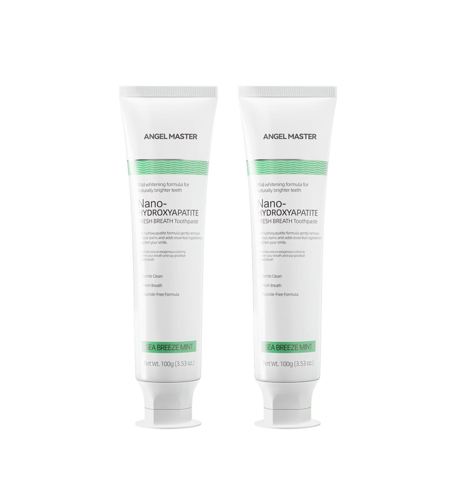 Nano Hydroxyapatite Toothpaste Fluoride Free Formula Supports Enamel Care Appropriate for Sensitive Teeth SEA Breeze Natural Mint Fresh Breath 3.53 oz(2Pk) SEA BREEZE MINT 3.53 Ounce (Pack of 2) - Buy Online on GoSupps.com