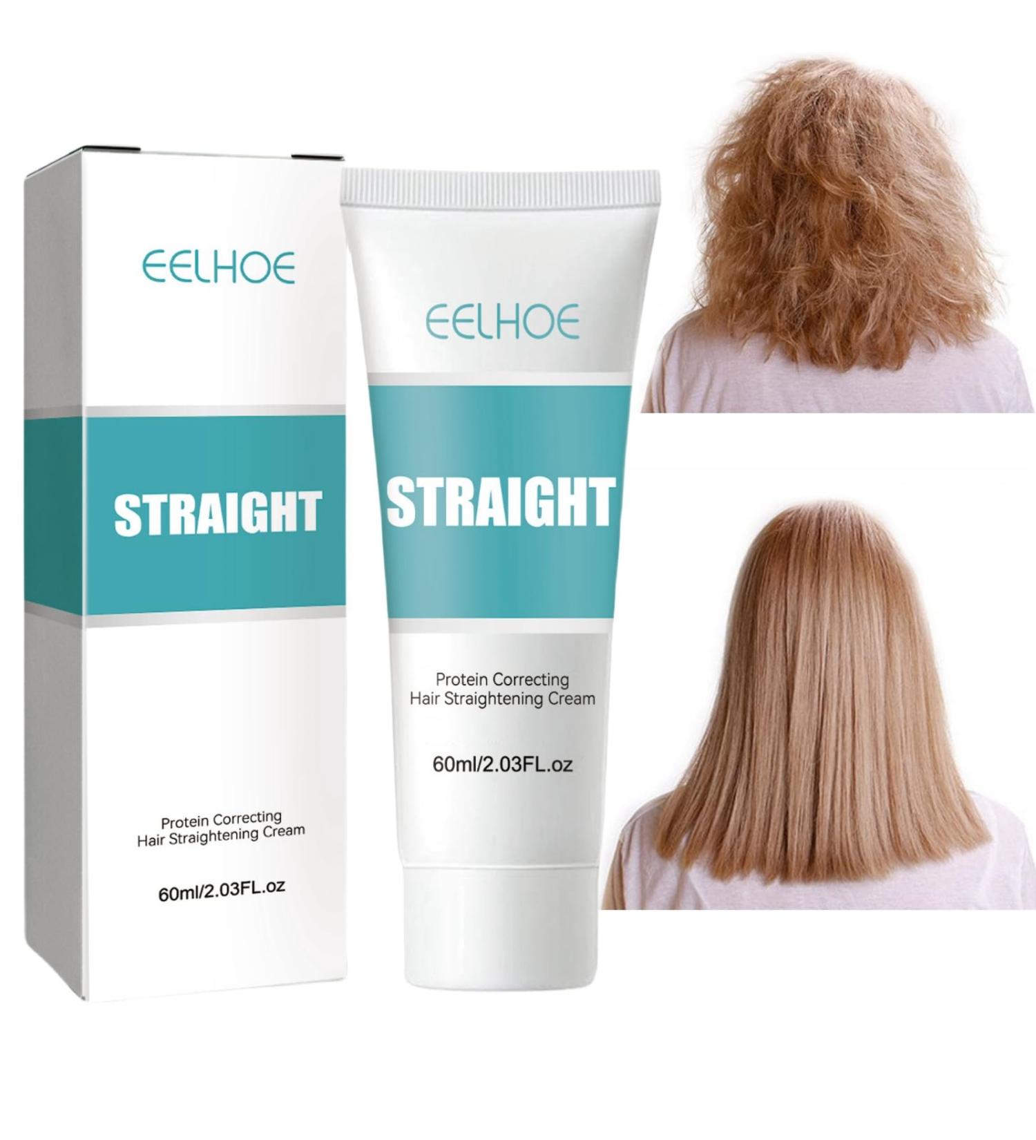 Silky Smooth Hair Straightening Cream for Women - Protein Enriched Treatment - Buy Online on GoSupps.com