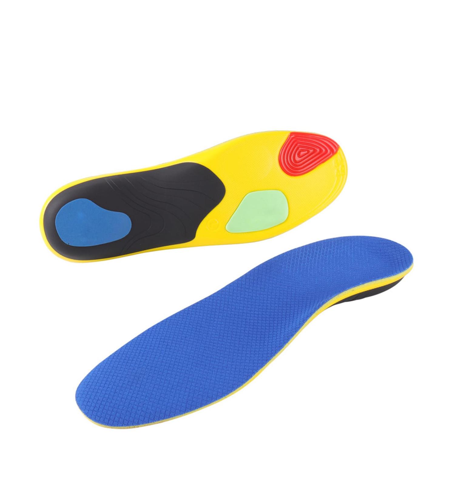 Buy ThreeH Shoe Inserts for Plantar Fasciitis & Flat Feet | High Elasticity Shock Absorbing Insoles for Men (Size 9-10.5) - Perfect for Running & Standing All Day - Buy Online on GoSupps.com