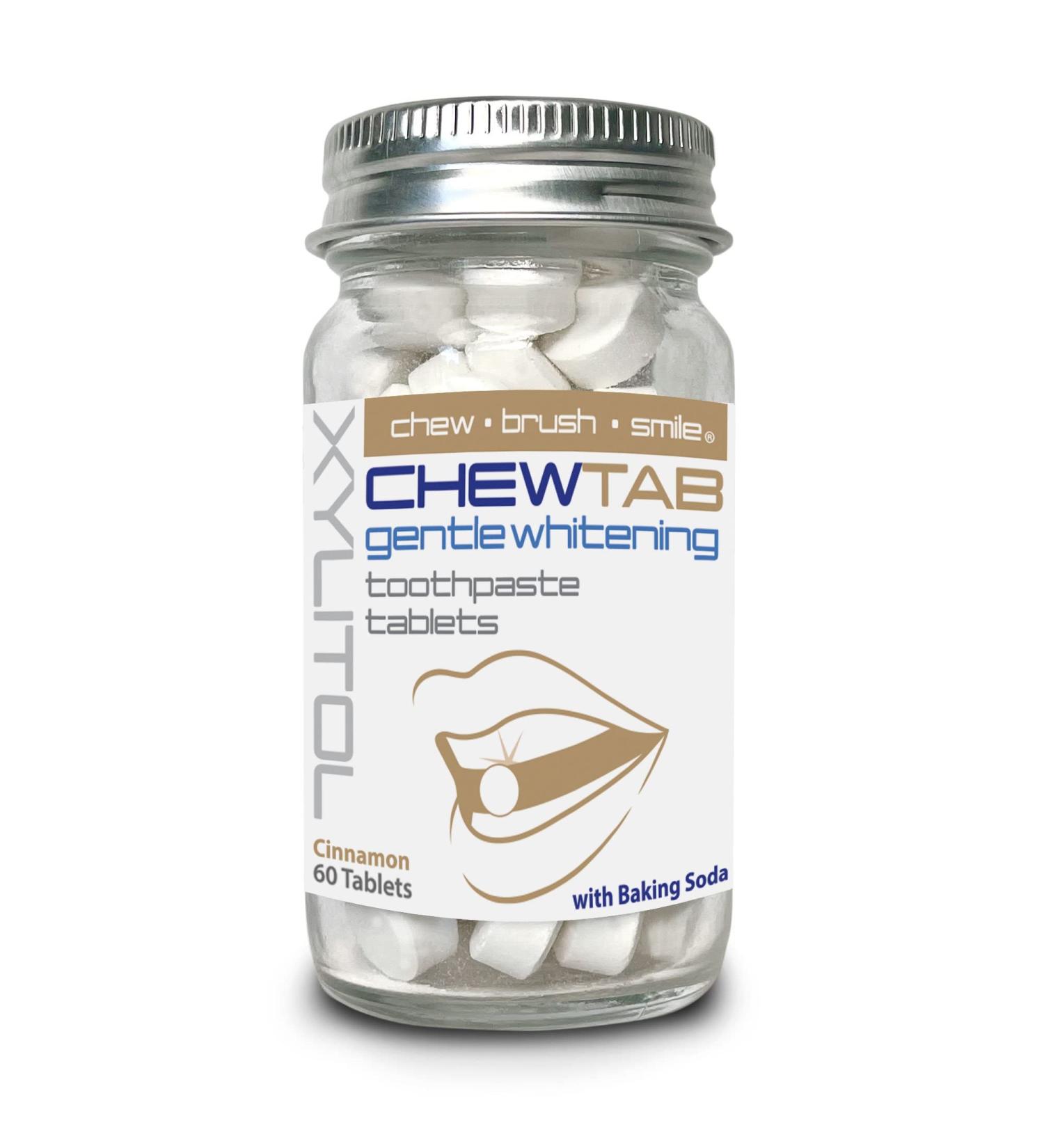 Weldental Chewtab Gentle Whitening Toothpaste Tablets Cinnamon