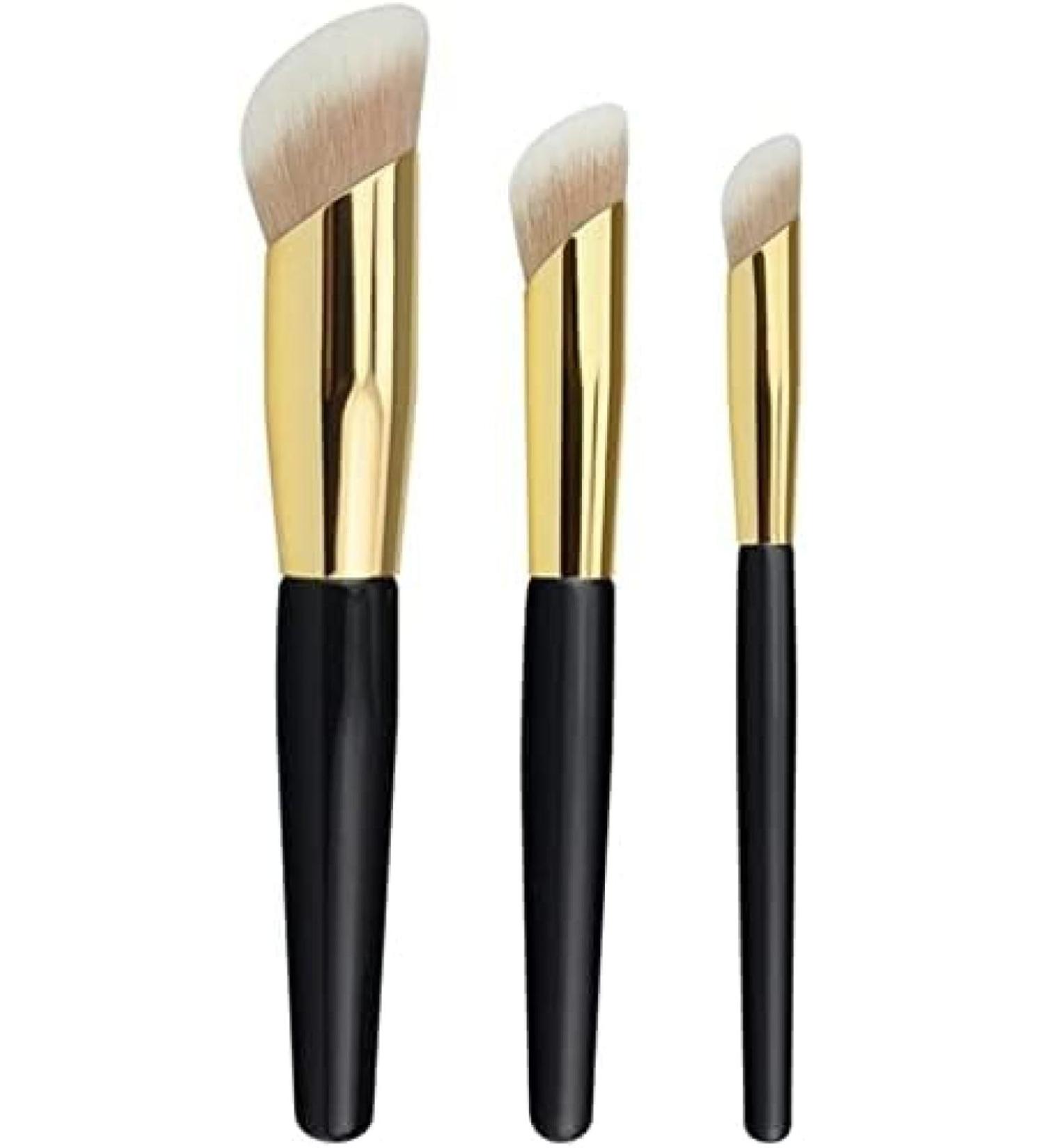 Makeup Brush Foundation Concealer Makeup Brushes Synthetic Hair Finger Belly Brush Liquid Foundation BB Cream Concealer Makeup Brush Cosmetic Products Black 3pcs Friendly32 Black 3pcs - Buy Online on GoSupps.com
