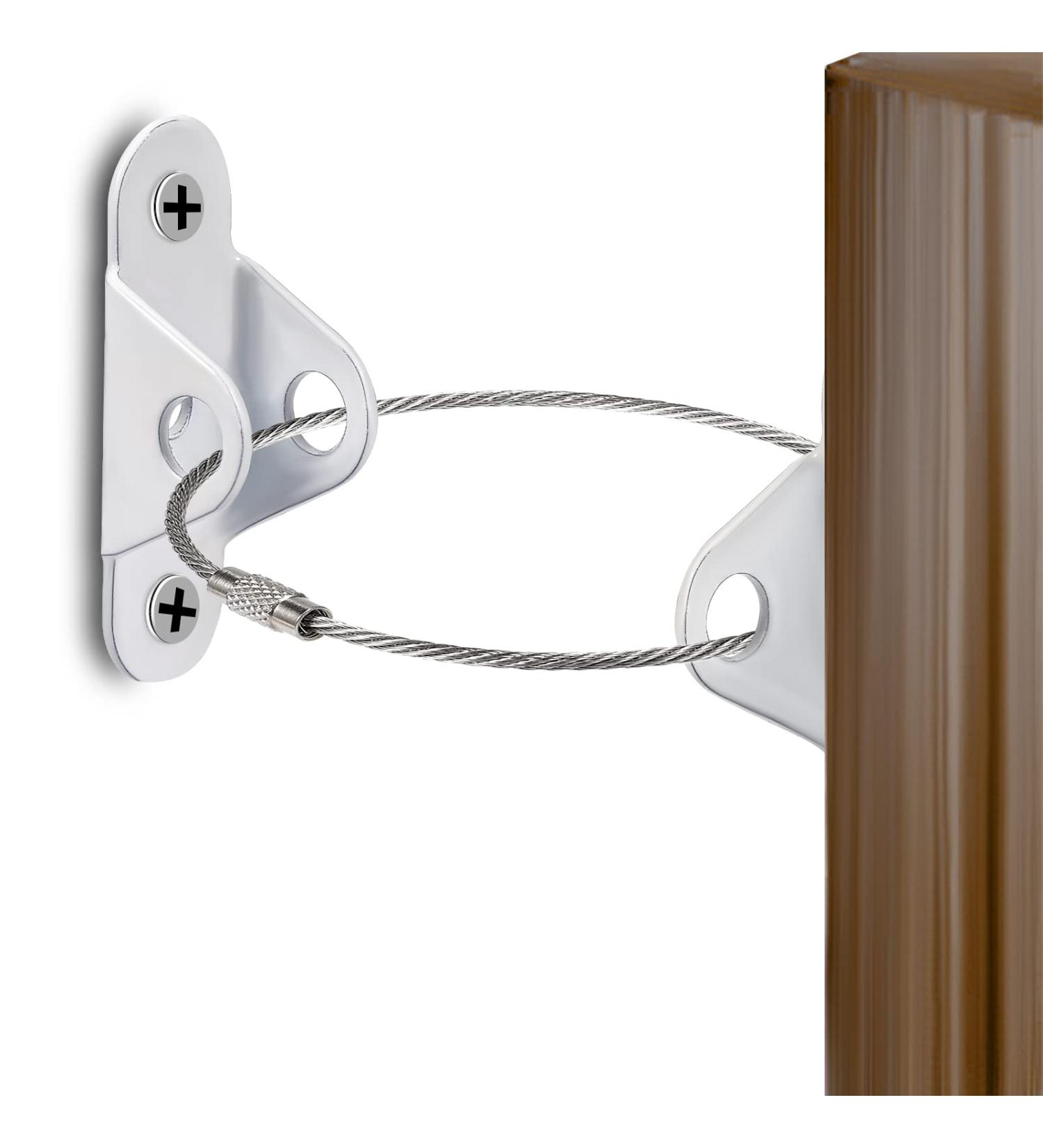 SAVITA 6pcs Furniture Anchors for Baby Proofing Anti Tip Furniture Straps Metal Furniture Anchors Cabinets Anti-Rewinds Baby Protection Furniture Anchor to Protect Children's Safety (White) - Buy Online on GoSupps.com