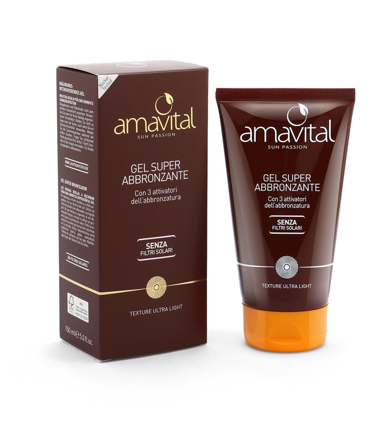  Oficine Cleman Super tanning gel 150 ml - Amavital Sun Passion - Buy Online on GoSupps.com