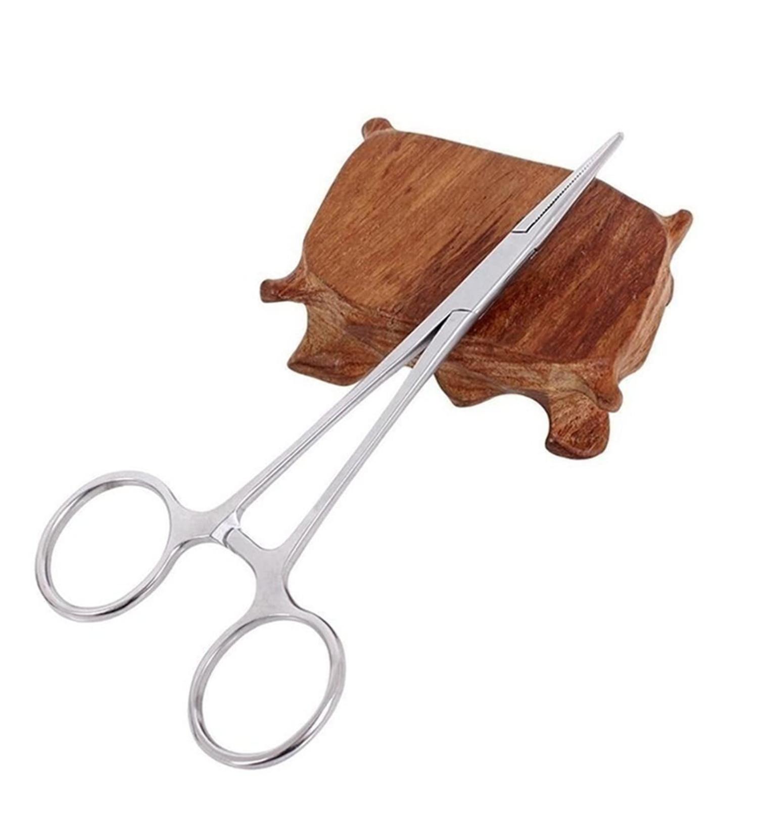 WUWYOUWL Hemostatic Tweezers for Pets Stainless Steel Dog & Cat Ear Hair Scissors 18cm Fishing Tool - Buy Online on GoSupps.com