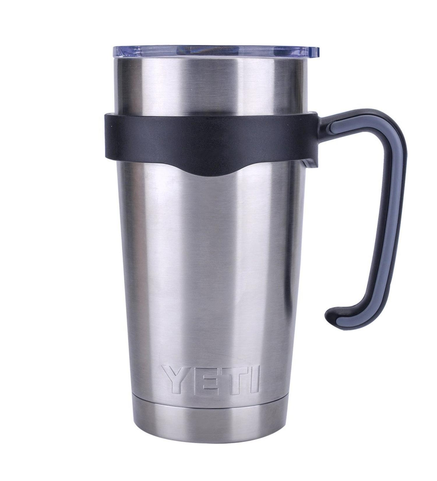 Tumbler Handle for 20 oz Cups - Fits Yeti, Rtic, Sic, Ozark Trail - Black (20 oz) - Buy Online on GoSupps.com