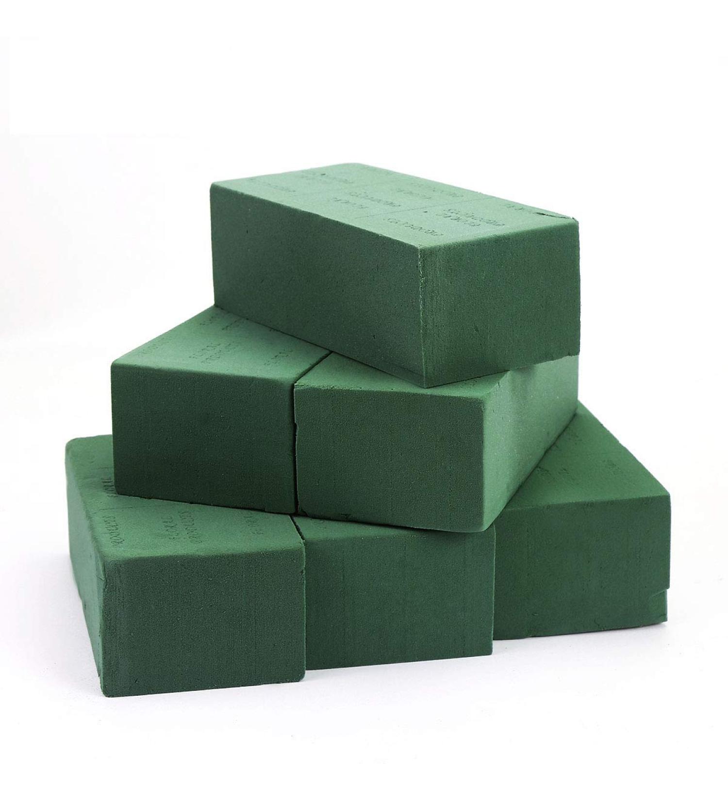 6 PCS Floral Foam Bricks - Green Flower Arrangement Supplies for Florist Craft - Buy Online on GoSupps.com
