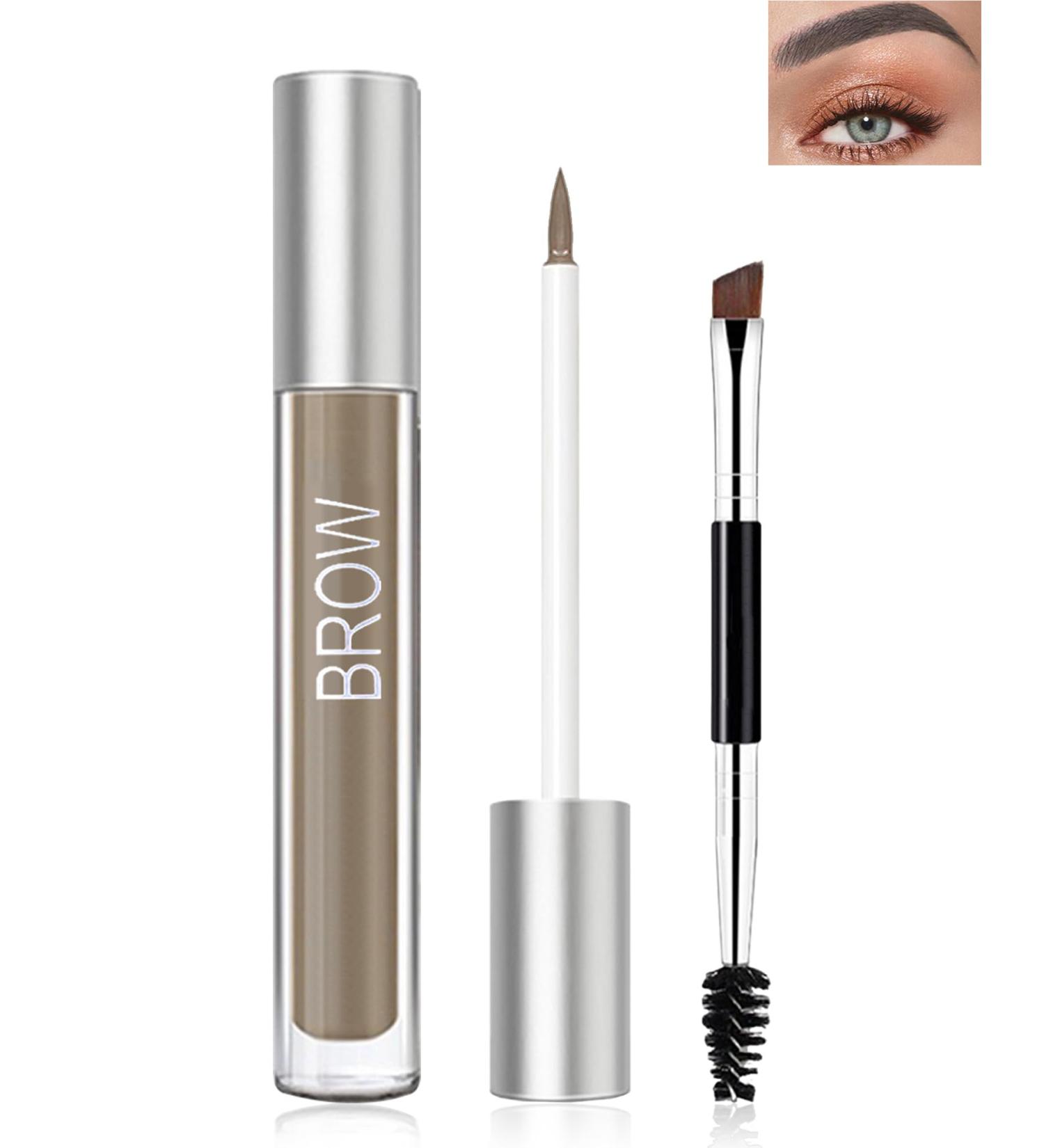 Tinted Brow Gel- Blonde Tinted Thickening Eyebrow Gel Brow Fast Sculpt Volumizing Eyebrow Glue Waterproof Long-Lasting Transfer-Proof Eyebrow Mascara Makeup with Brow Tool & Brush (0.106 Oz)-03# 03# Blonde - Buy Online on GoSupps.com
