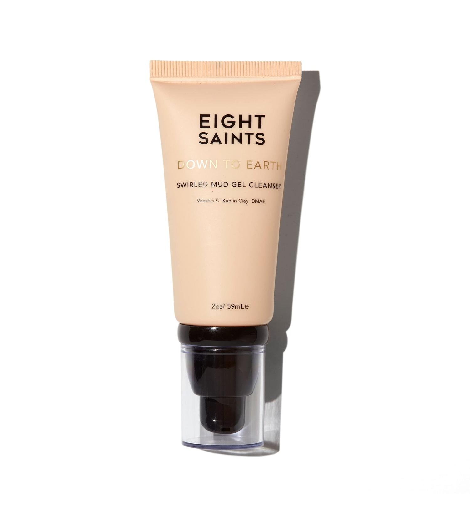 Eight Saints Down To Earth Mud Gel Facial Cleanser - Natural & Organic Daily Face Wash (1.7 oz) - Buy Online on GoSupps.com