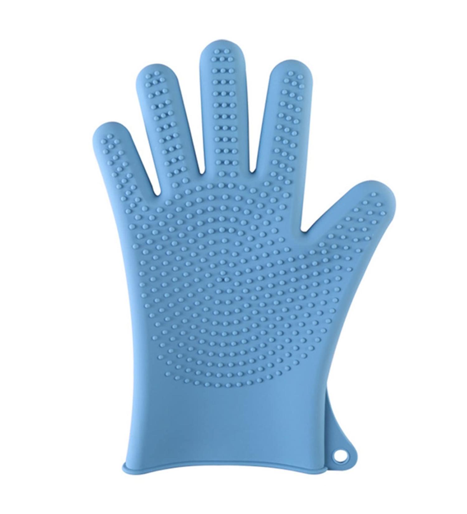 BUSOTH Silicone insulated gloves kitchen household silicone dishwashing gloves bathroom kitchen sanitary household gloves Dishwashing Gloves - Buy Online on GoSupps.com