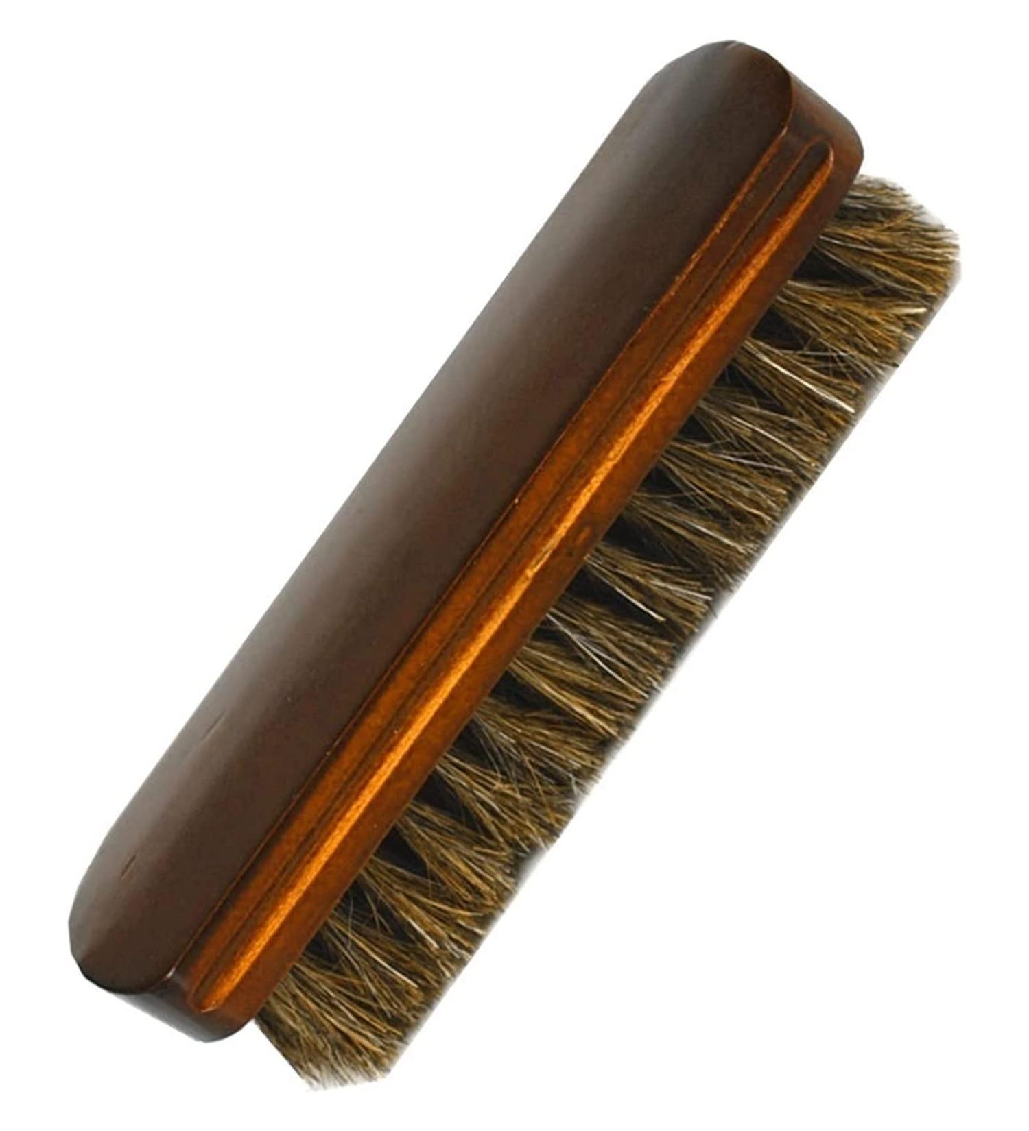 Shoe Brush Shoe Shine Brush 100% Shoe Polish Brush Leather Shoe Cleaning Brush Brush Onecolor - Buy Online on GoSupps.com