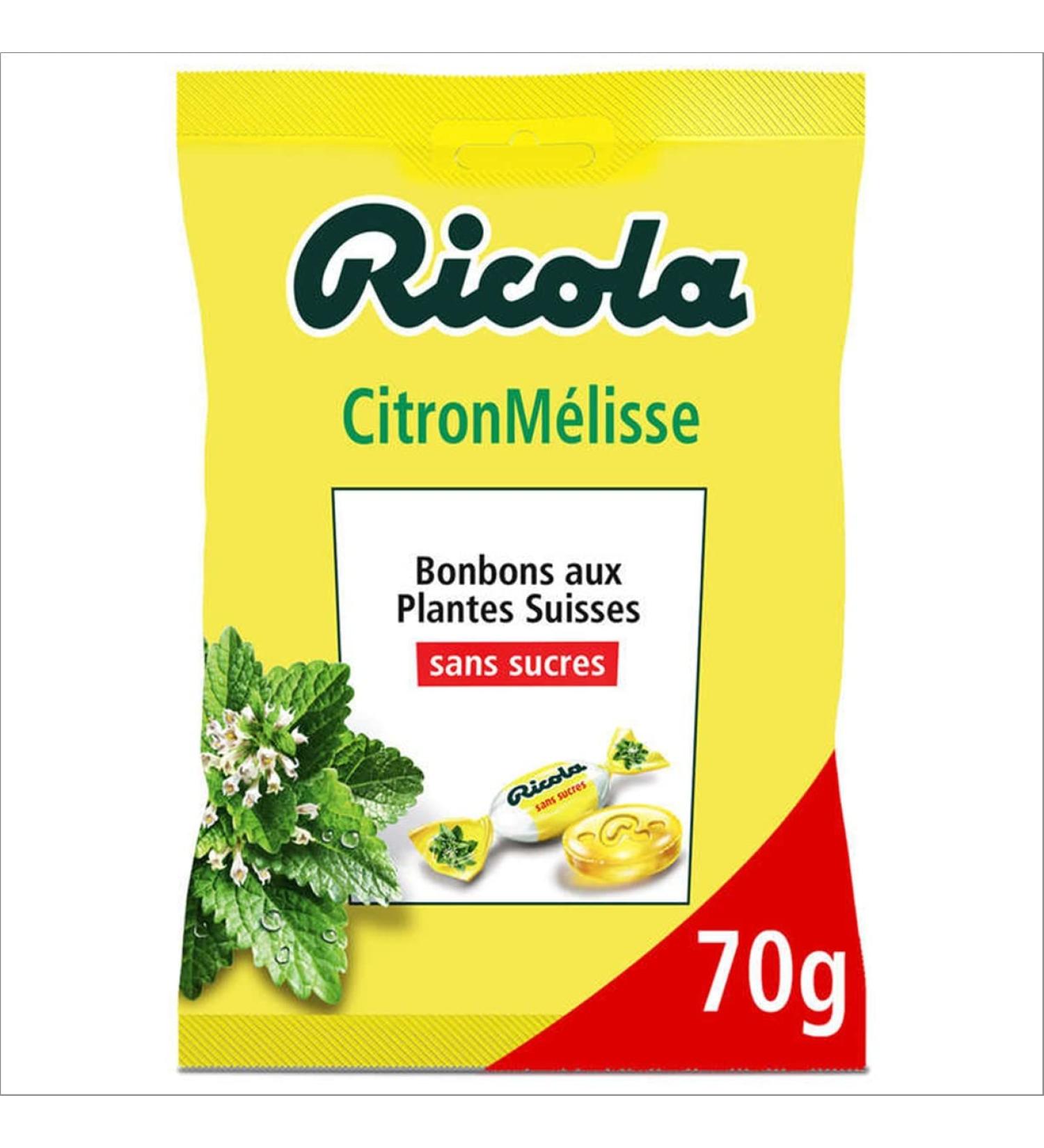 Ricola Sachet of 70 g without sugars Lemon Lemon Balm