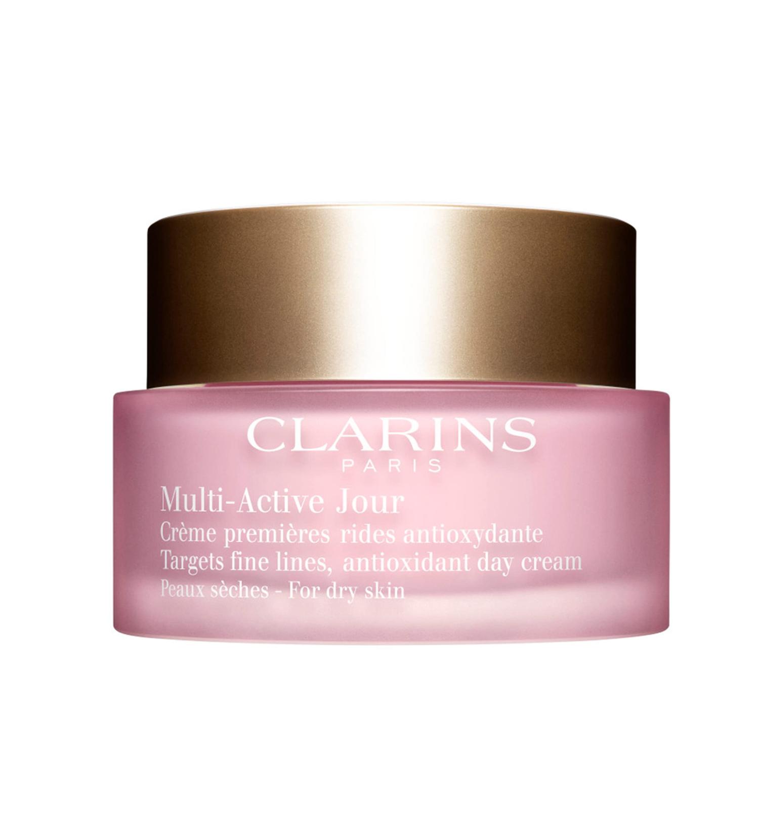 Clarins Multi-Active Day Cream 1.6 oz - Hydrating, Anti-Aging Moisturizer for Dry Skin | Minimizes Fine Lines, Boosts Radiance, Smoothes & Tones - Buy Online on GoSupps.com