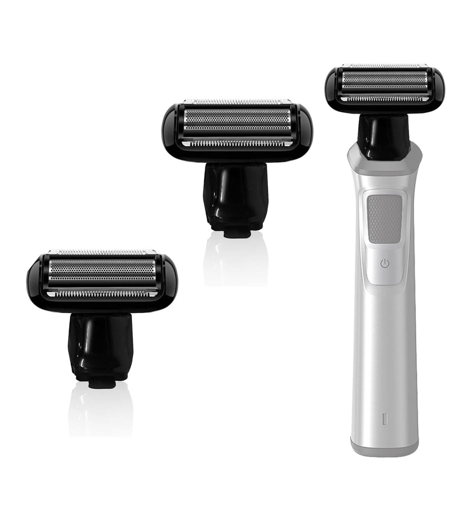 BestBomg Replacement Heads Compatible with Philips Norelco Multigroomer 3000/7000/9000 - Foil Razor Replacement Heads (2 Pack) - Buy Online on GoSupps.com