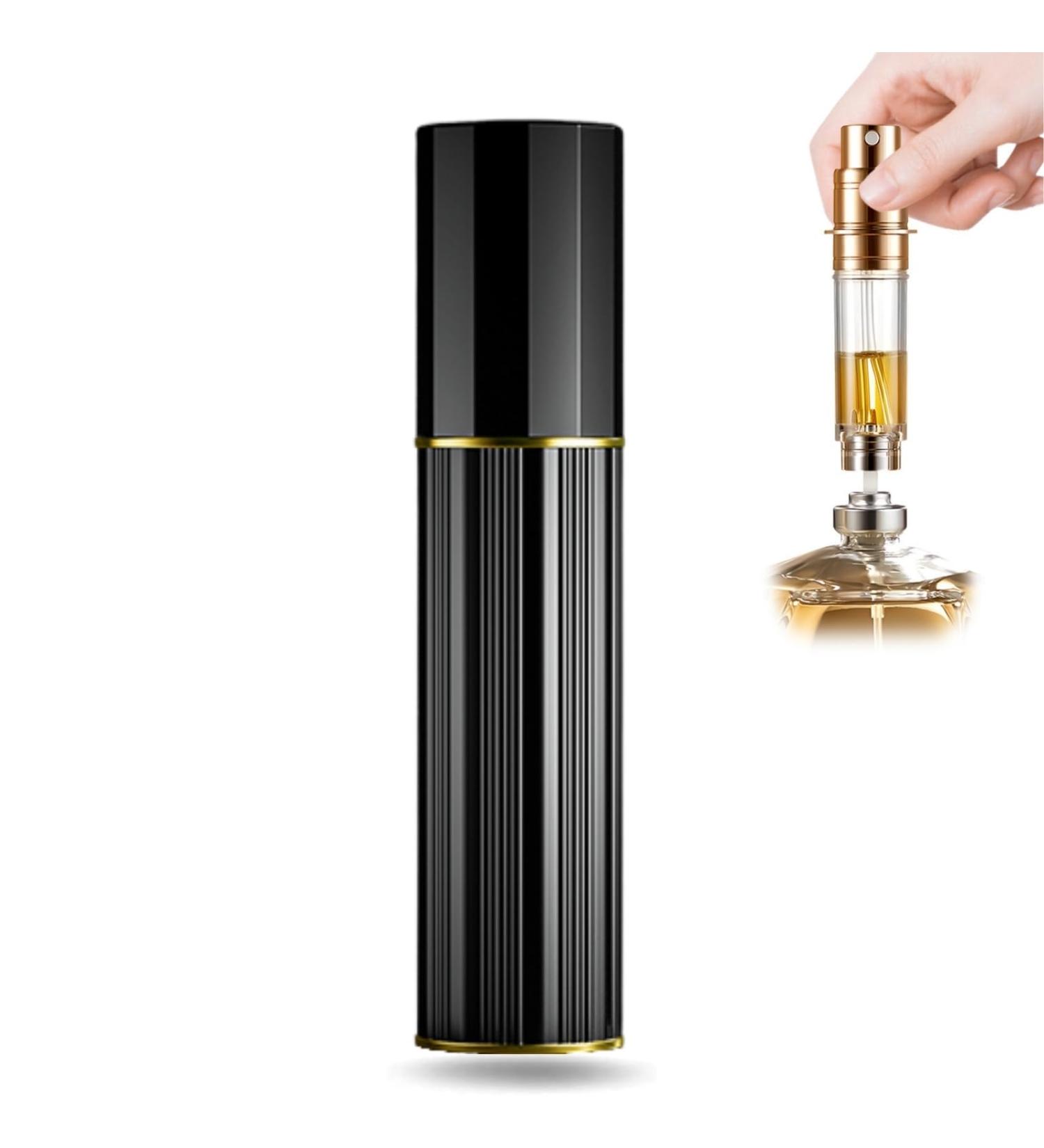 VVGAOGES Perfume Atomisers Refillable Travel Perfume Bottle Portable Fragrance Atomisers Cologne Travel Bottle Empty Perfume Spray for Travel (Black) - Buy Online on GoSupps.com