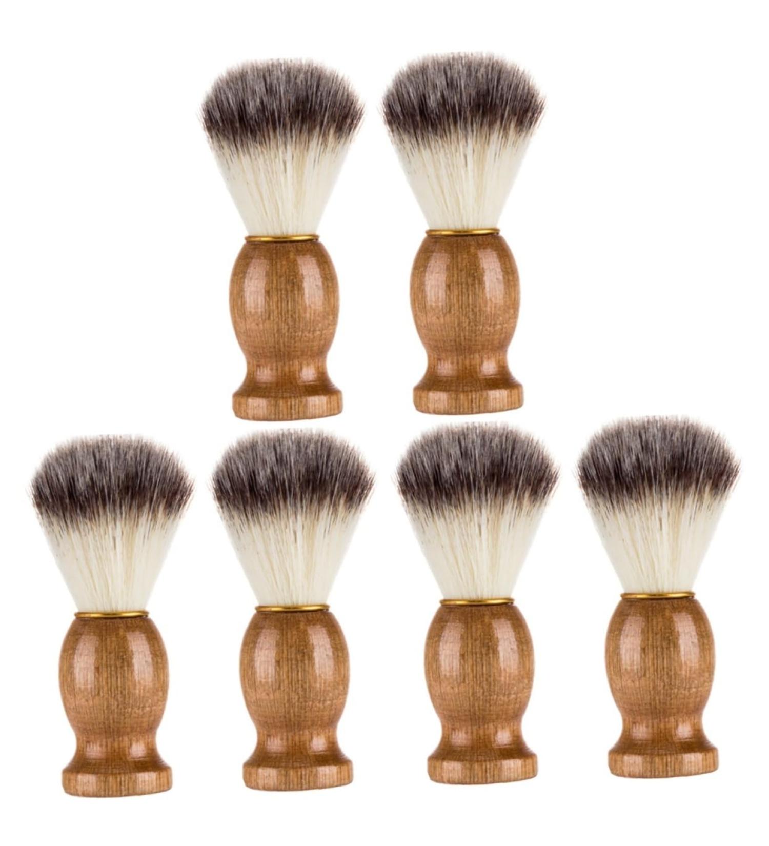 Fomiyes 6 STK Men's Razor Brush Set | Premium Shaving Brush for Barbers & Grooming Needs - Buy Online on GoSupps.com