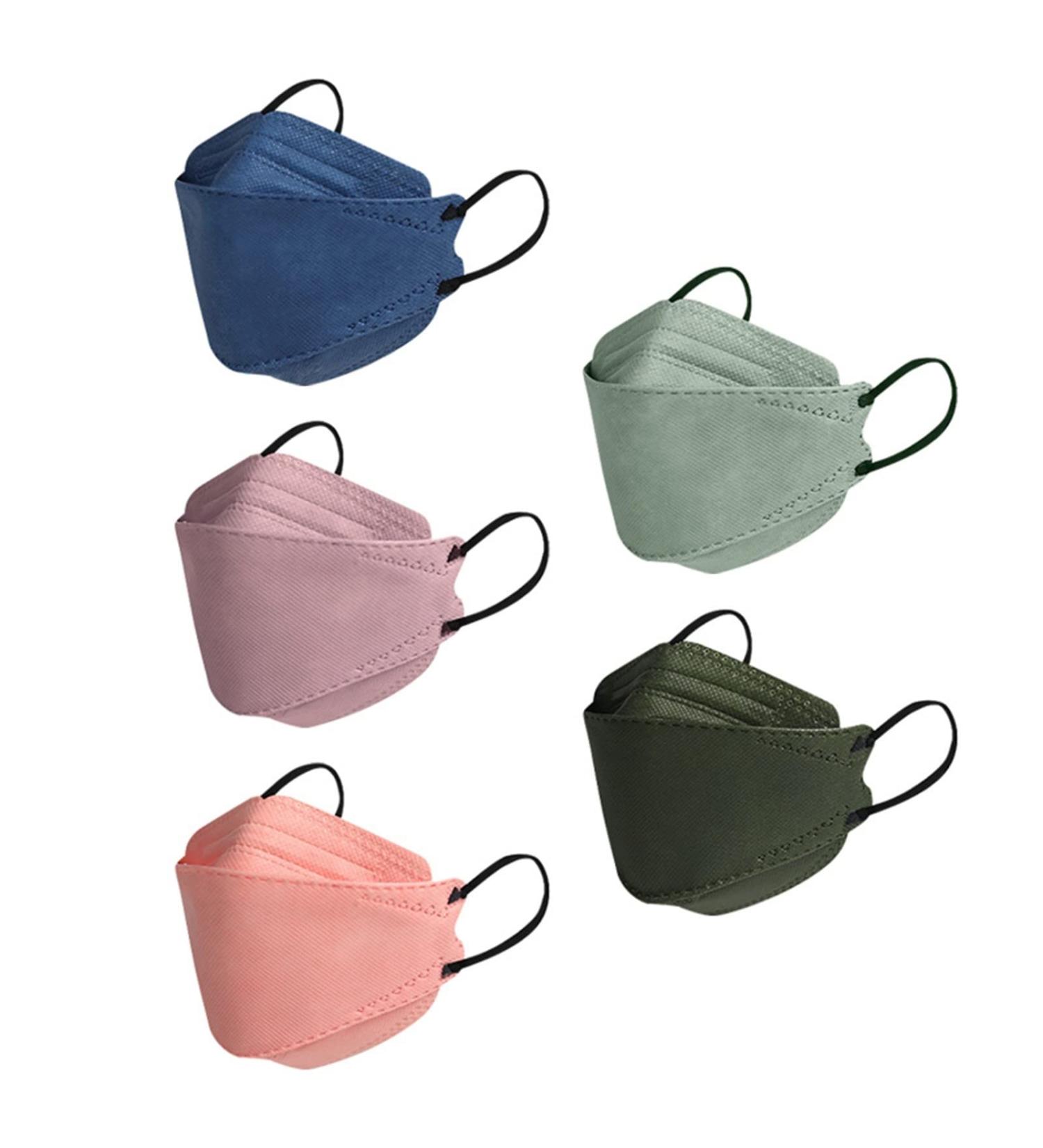 Buy WEXCV 50 Pack Adult Fish Shape Face Masks - Dustproof 3D Foldable & Breathable Protection for Men & Women - Buy Online on GoSupps.com