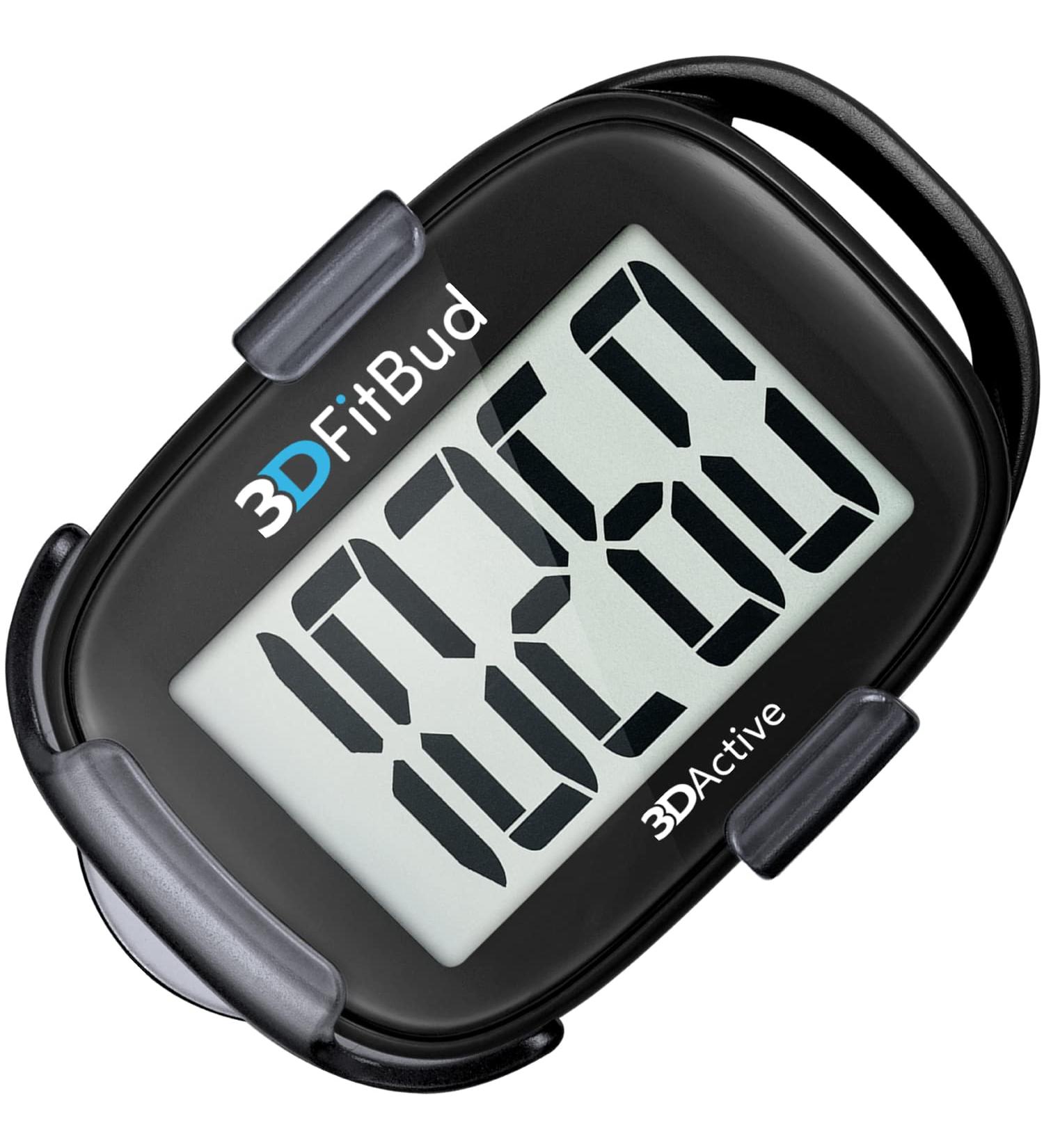 3DFitBud Simple Pedometer | A420S Walking 3D Pedometer with Clip & Lanyard - International Shipping Available - Buy Online on GoSupps.com