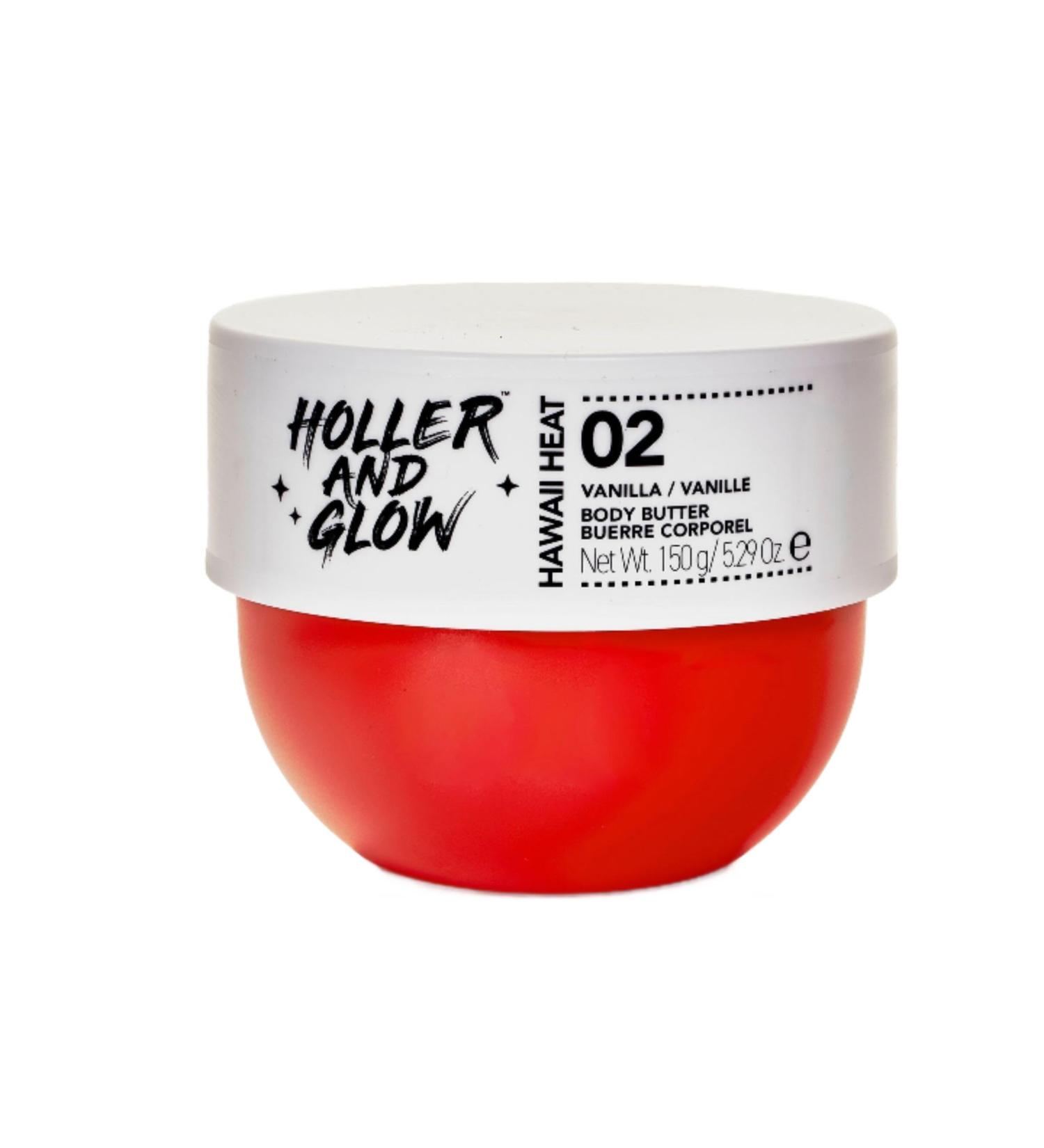 Holler And Glow Hawaii Heat Vanilla Body Butter Body Butter For Women Smells Good Body Lotion For Extremely Dry Skin Moisturizing Nourishing Shea Butter Peony Amber Scented 5.29 Oz - Buy Online on GoSupps.com
