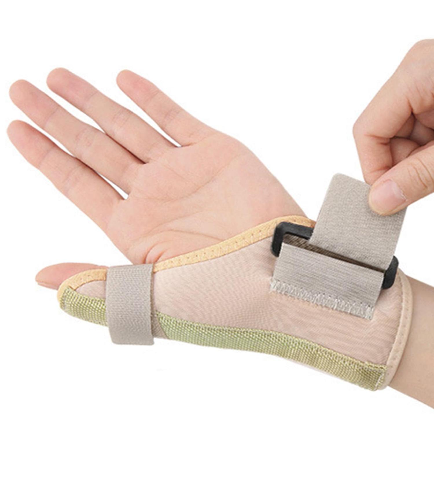 Povanjer Thumb brace thumb joint support brace Light and breathable compression brace for wrist and thumb stabilizer for thumb sprain - Buy Online on GoSupps.com