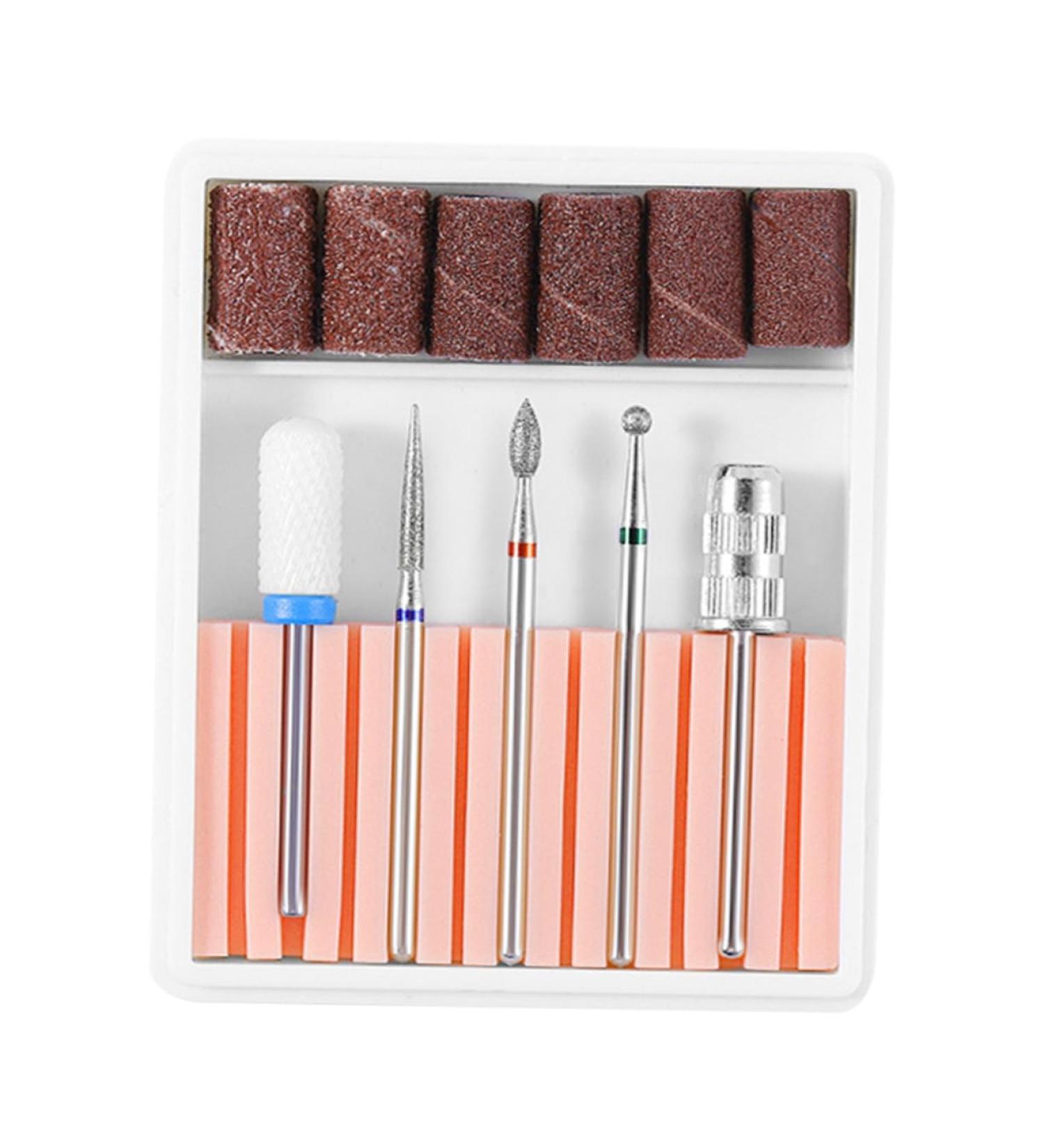 POPETPOP 1 Set Nail Drill Bits for Acrylic Nail Drill Tool Electric Nail File Drill Bits Cuticle Drill Bit Nail Polish Accessories Gel Polish Remover Drill Bit Nail Bits Alloy Head 6.5x5.5cm Pink - Buy Online on GoSupps.com