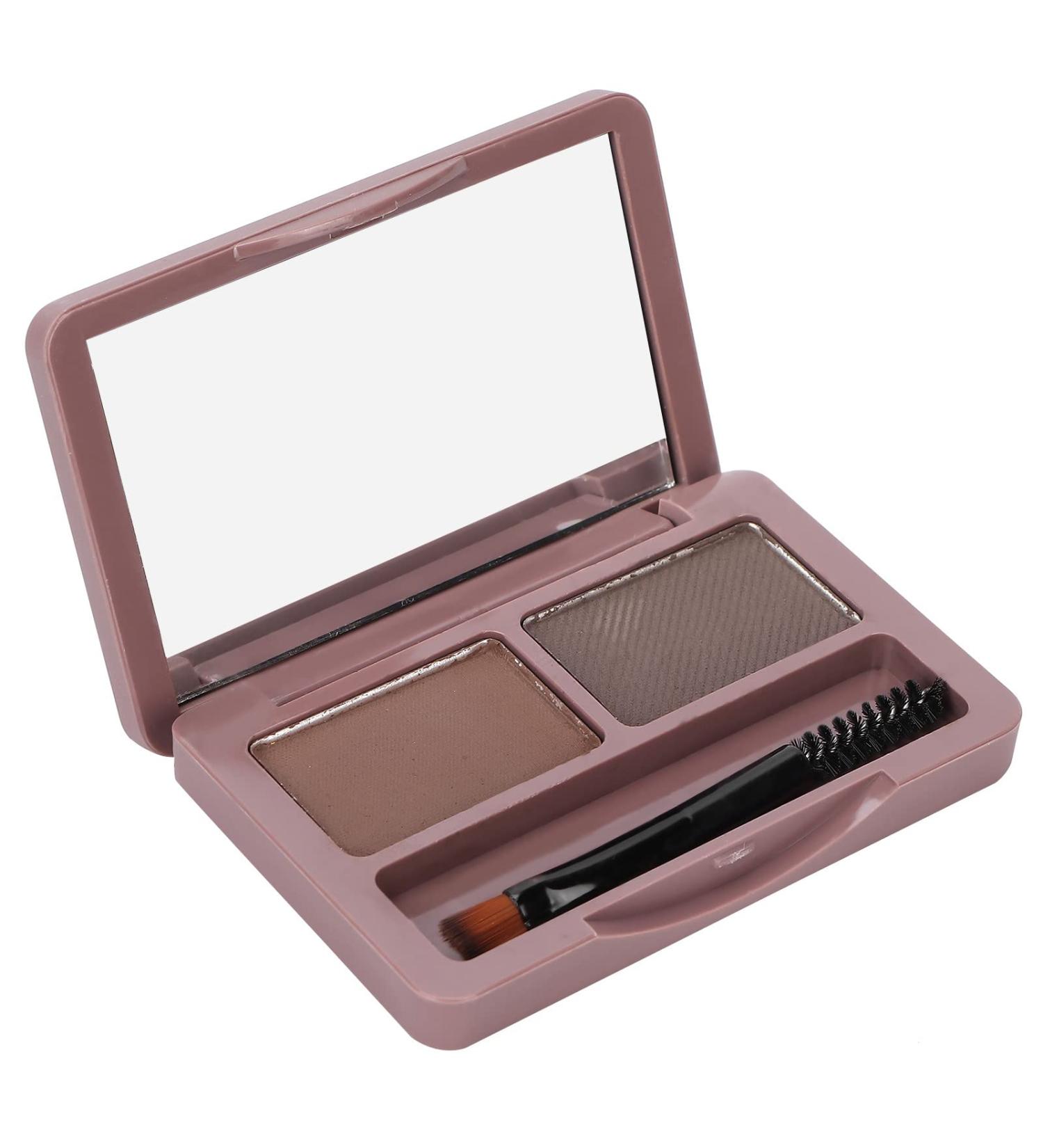 Yinhing Eyebrow Powder SweatProof Long Lasting Makeup with Double Brush for Easy Color Application and AllDay Wearing 02 Gray Brown 25 G - Buy Online on GoSupps.com