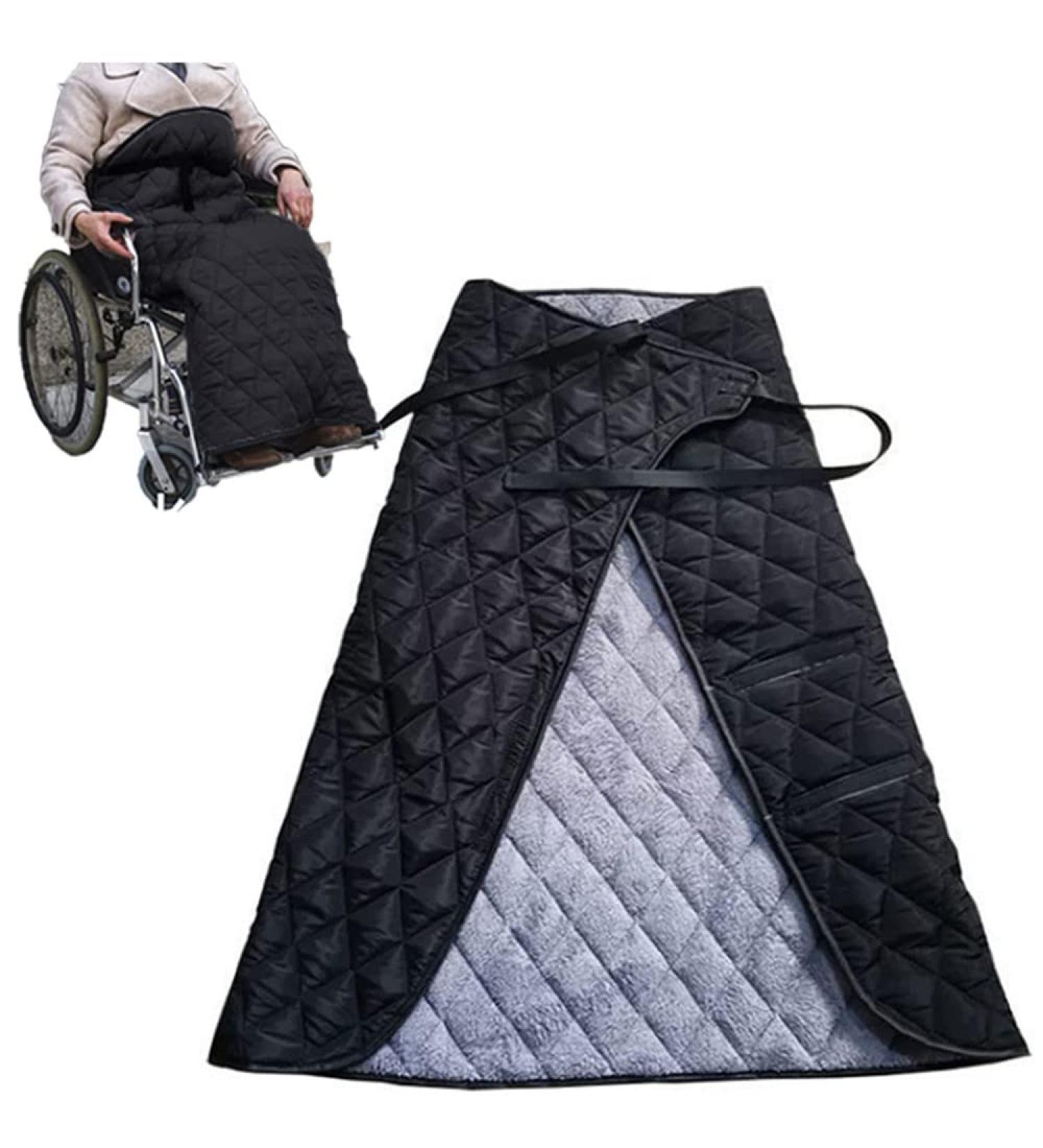Wheelchair Blanket Portable Thicken Knee Pads Soft Comfortable Fleece Blanket Multifunction Dress Wheelchair Cover Blanket Universal Legs and Lower Body for Disabled Elderly - Buy Online on GoSupps.com