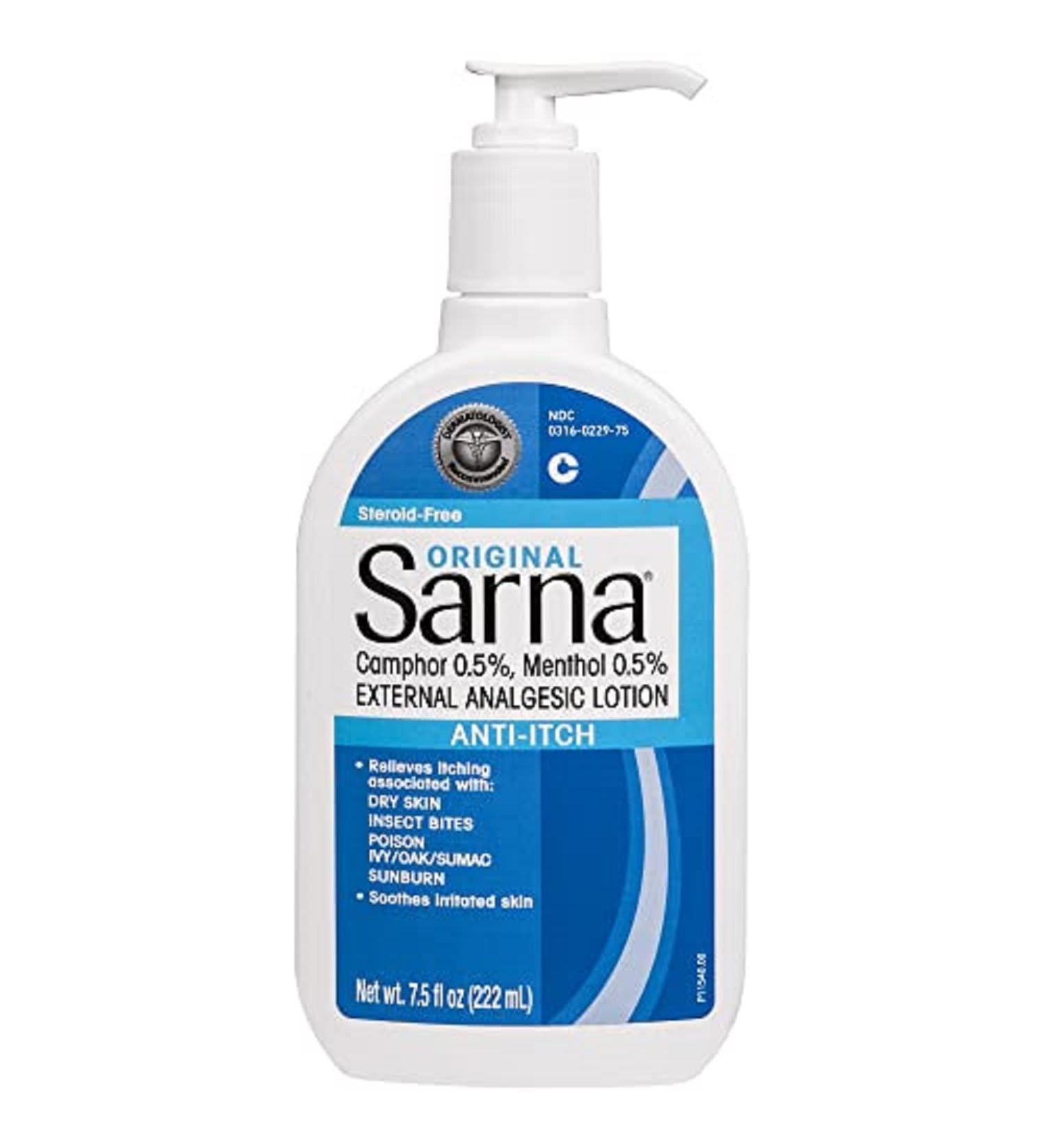 Sarna Anti-Itch Lotion Original 7.5 Fl Oz - Pack of 3 | Relieve Itching & Dry Skin - Buy Online on GoSupps.com