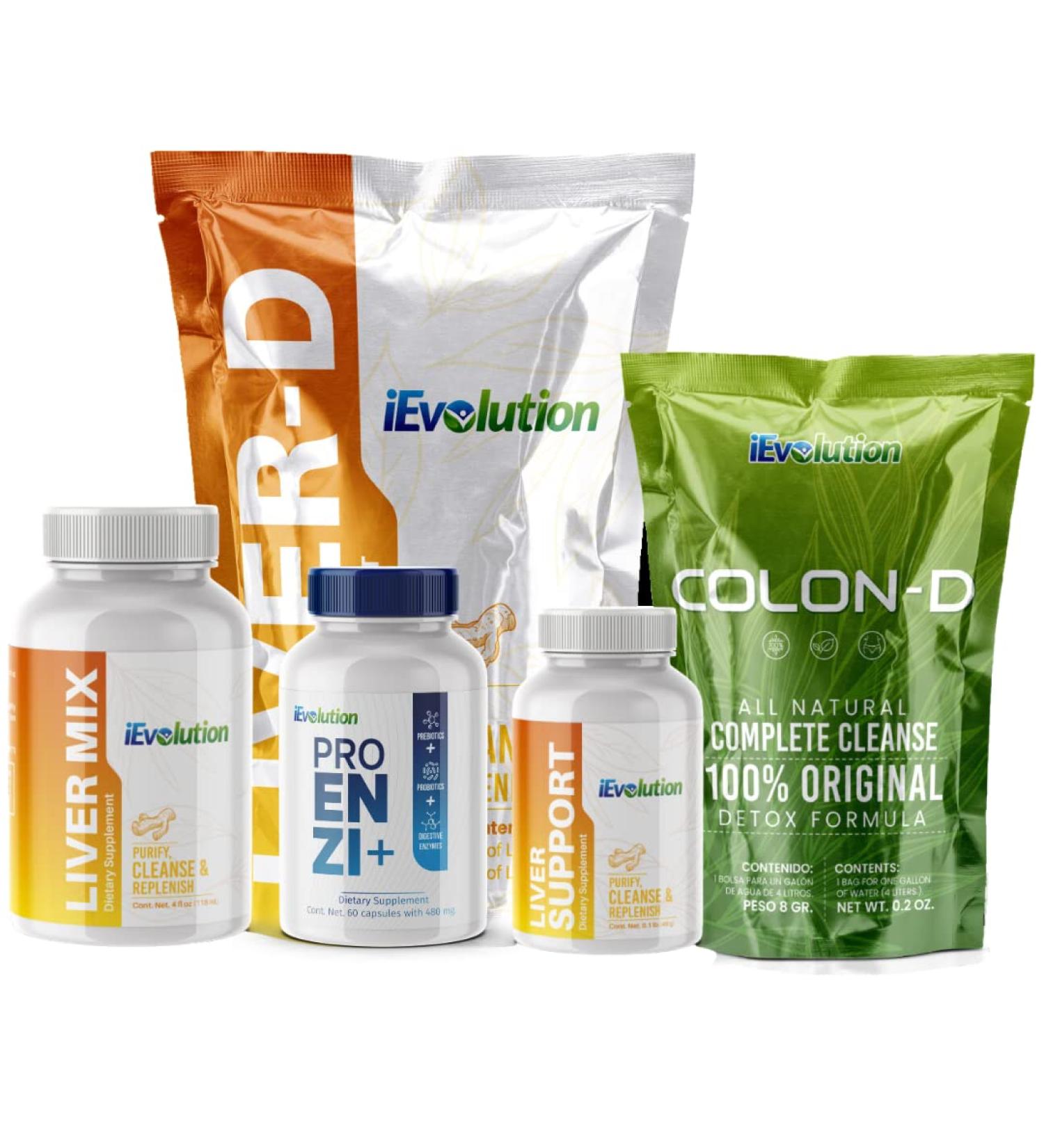 iEvolution Reto21D Detox Liver & Colon 21-Day Challenge - Cleanse Liver and Colon - Buy Online on GoSupps.com