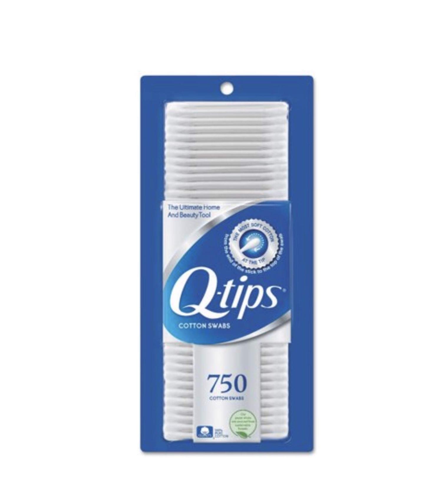 Product of-QTips-Cotton-Swabs 750 Count (Pack of 2)