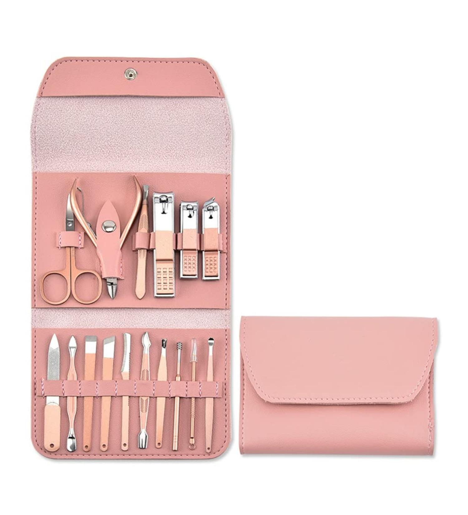 Nail Clippers Kit Nail Clipper Set 16-in-1 Renovation Manicure Tool Set Beauty Care Set Suitable for Family Outdoor Travel Best Gift Travel Nail Clippers (Color : B) - Buy Online on GoSupps.com