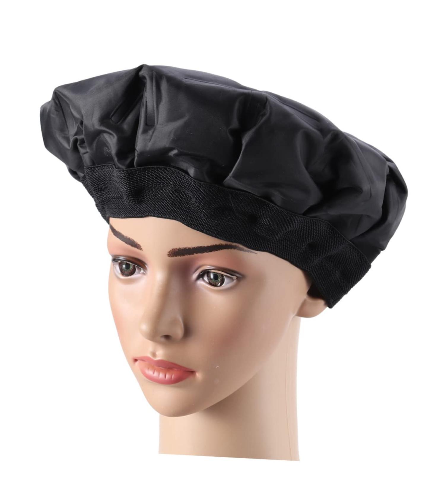 Beavorty Curly Hair Gel Curl Gel for Wavy Hair Black Gel Thermal Heat Cap Heating Cap Baked Oil Cap Microwave - Buy Online on GoSupps.com