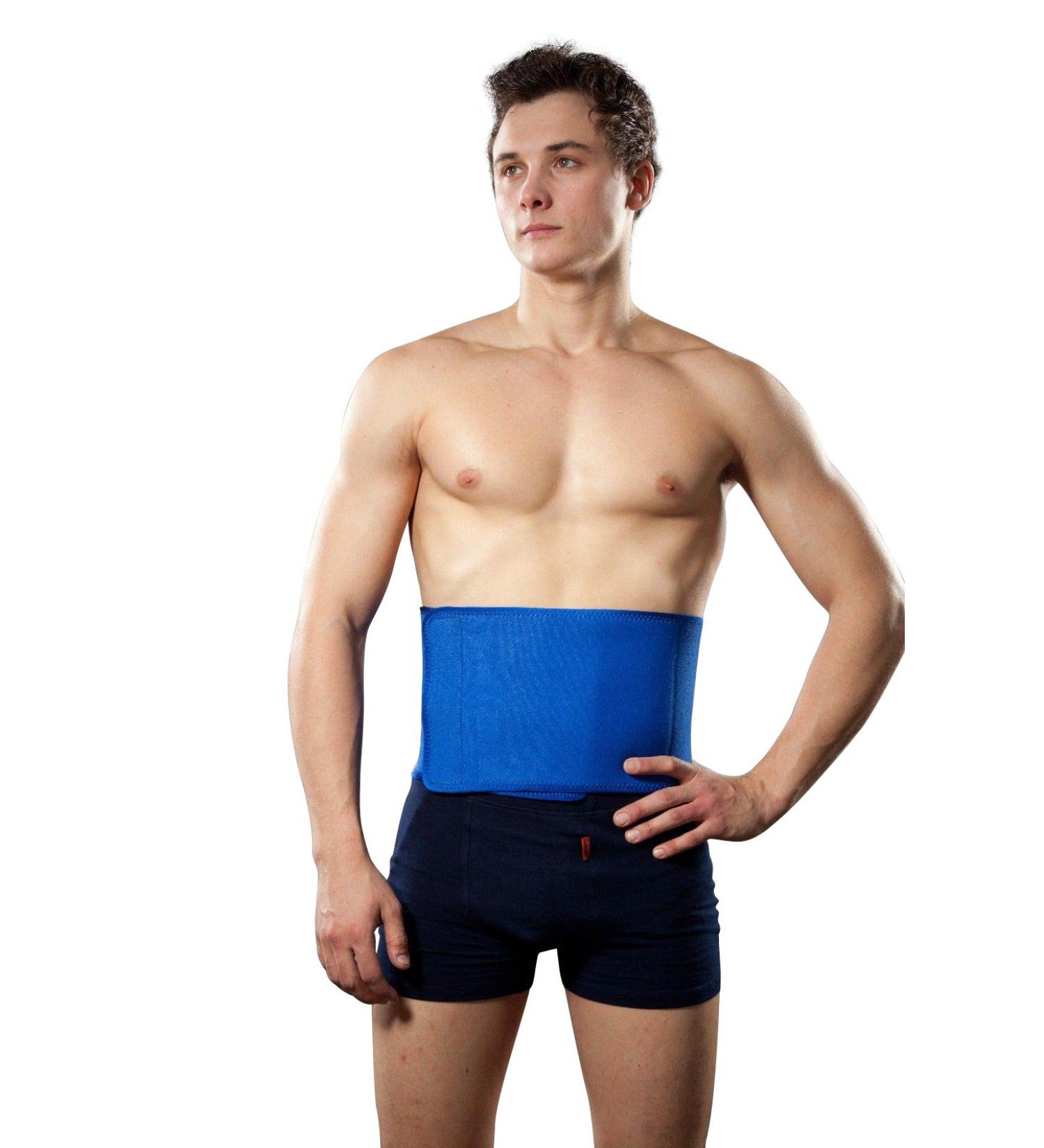 Buy LOREY High-Quality Neoprene Back Bandage & Support - XXL Blue | Ideal Lumbar Support & Kidney Belt - Buy Online on GoSupps.com
