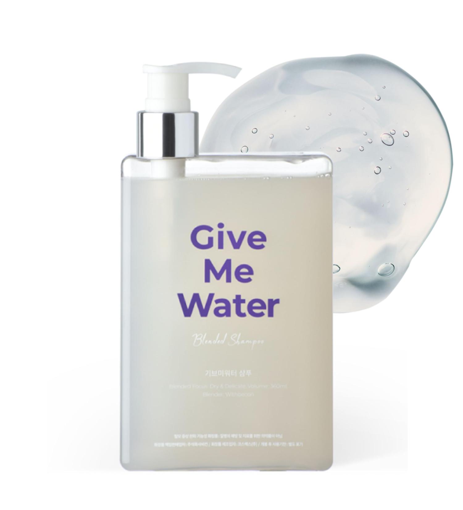 GiveMeWater Shampoo | Professional Hair Loss Solution for Moisturizing & Soothing Dry Scalp - 12.17 fl oz | Buy Internationally - Buy Online on GoSupps.com