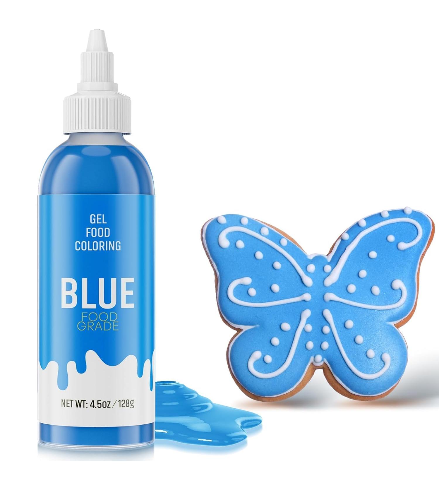 Nomeca Food Coloring Gel for Baking 128g Cake Food Coloring High Concentrated Vibrant Gel Food Dye for Easter Egg Icing Fondant Macaron Frosting Cookie Gluten Free Vegan Tasteless (122 ml (Pack of 1)) 128 ml (Pack of 1) - Buy Online on GoSupps.com