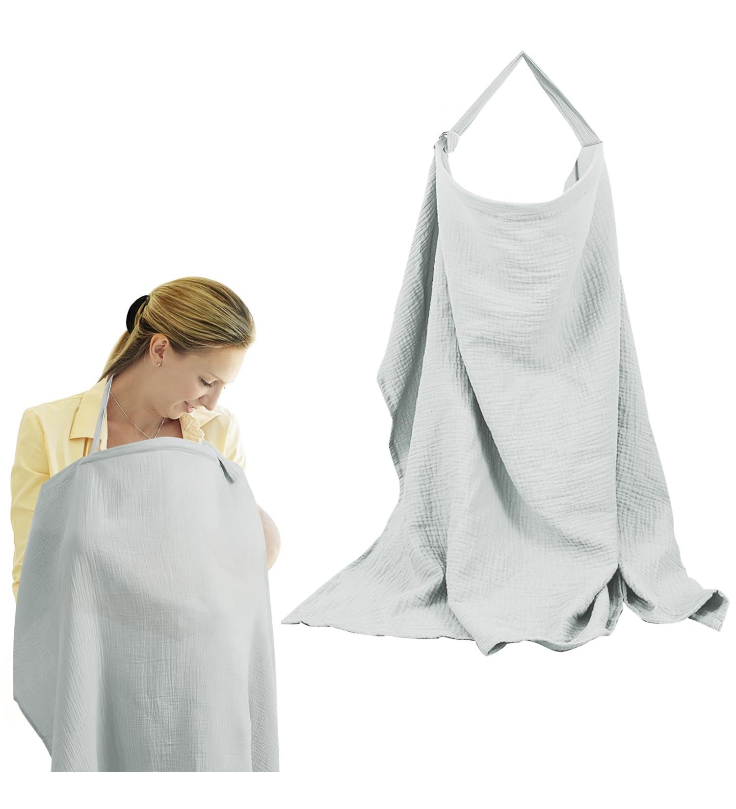 Shop Taozoey Breastfeeding Towel - Soft Breathable 100% Cotton Cloth for On-the-Go Moms | Perfect Musselin Nursing Cover - Buy Online on GoSupps.com