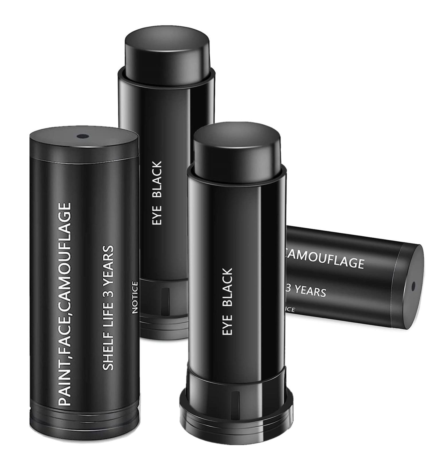 Go Ho 3PCS Eye Black Stick - Sports Face Paint for Baseball, Softball, Football - Black Face Paint for Halloween - Eye Black By - Buy Online on GoSupps.com