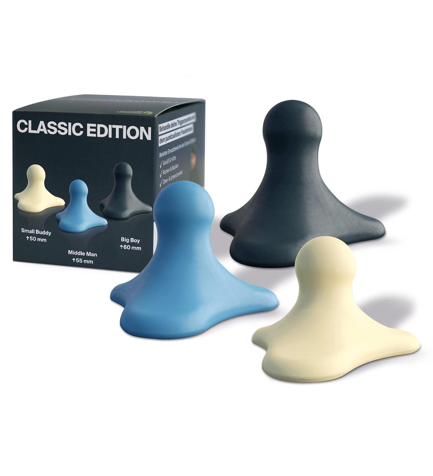 Triggerdinger by K-Active Classic Edition | Triggerpunkt Presser Set | Self-Treatment Massage Device for Tension Relief | International Shipping Available - Buy Online on GoSupps.com