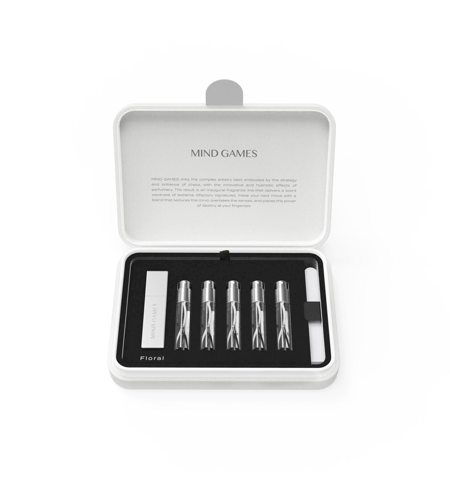 MIND GAMES Floral Discovery Set - Designer Perfume Set for Women & Men - Luxury Fragrance Set with Grand Master Checkmate Caissa Ruy Lopez & Sans Voir - Designer Perfume Gift Set - Buy Online on GoSupps.com