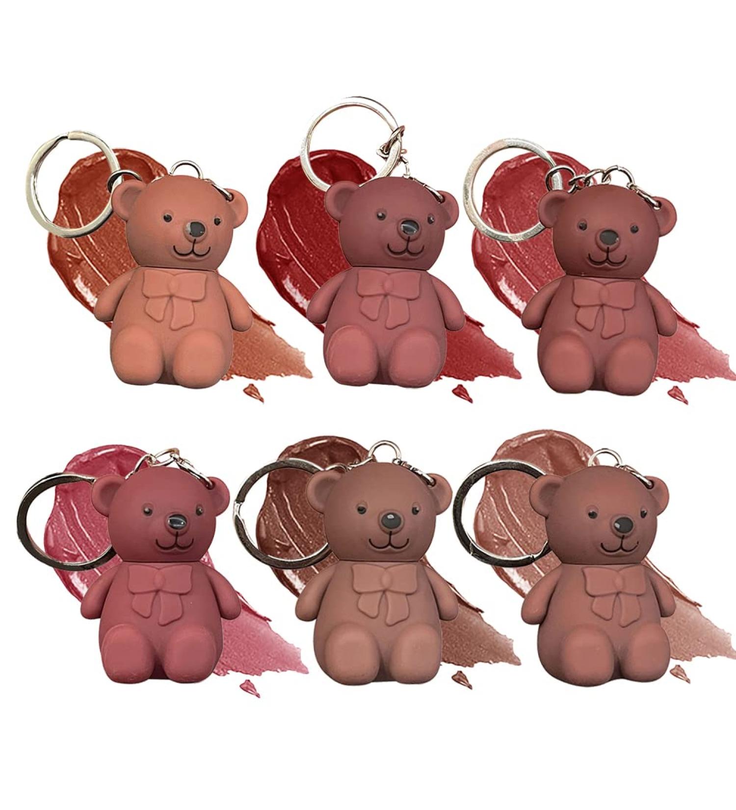 BOOMSHY 6Pcs Long Lasting Velvet Lip Stain Set | Moisturizing 2 in 1 Lipstick & Lip Gloss Kit - Non Stick Cup | Perfect Gifts for Girls - Buy Online on GoSupps.com