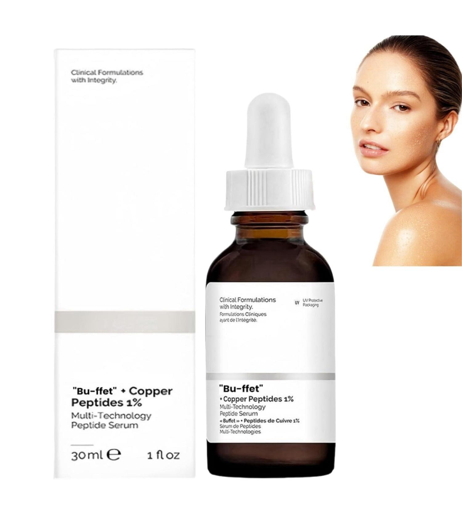 Copper Peptide Drop Anti Aging Serum For Face Copper Peptide Serum Improves Fine And Acne Peptide Complex Serum Face Peeling Treatment Youth Activating Serum Peptide Serum Peptide Serum for Face - Buy Online on GoSupps.com