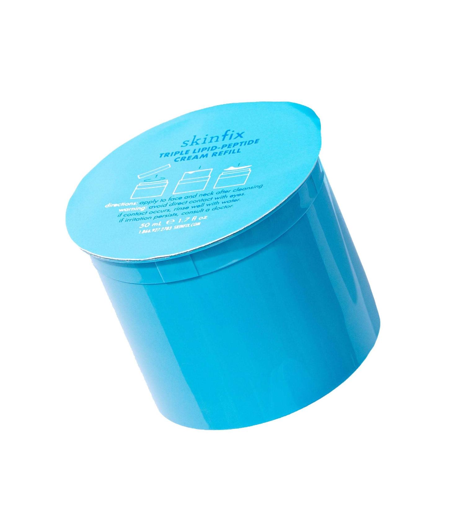 Skinfix Barrier+ Triple Lipid-Peptide Refillable Face Cream 1.7 oz - Hydrating Skin-Loving Formula for All Skin Types | Shop Internationally - Buy Online on GoSupps.com