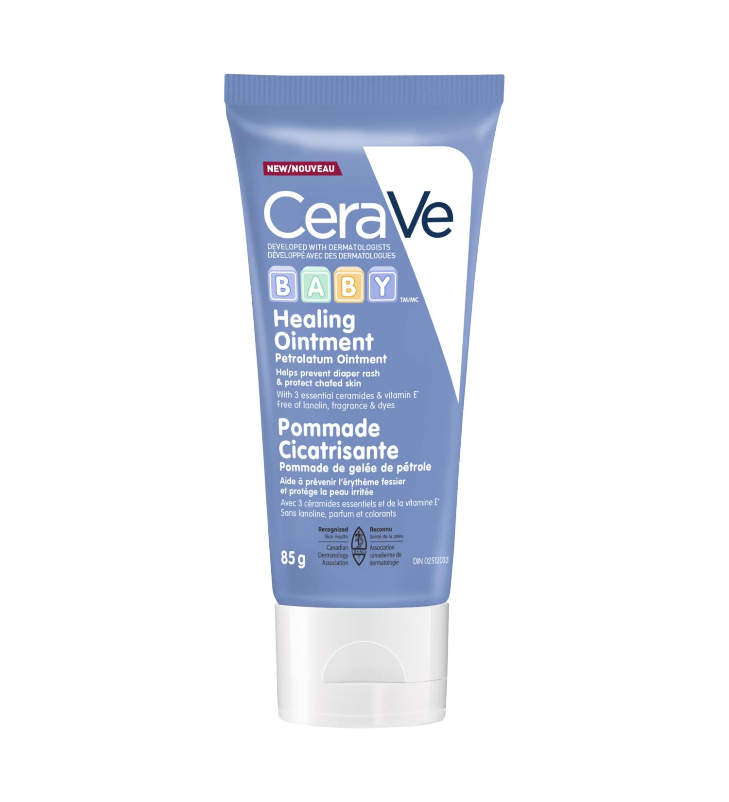 CeraVe BABY Multi-purpose Healing OINTMENT Cream. Prevent Baby Diaper Rash Chafed skin/Lips Dry & Cracked heels & feet. Petroleum jelly with Ceramides & Vitamin E. Slugging Cream sensitive skin lanolin-free Fragrance-Free Travel Size 85G NEW - Buy Online on GoSupps.com