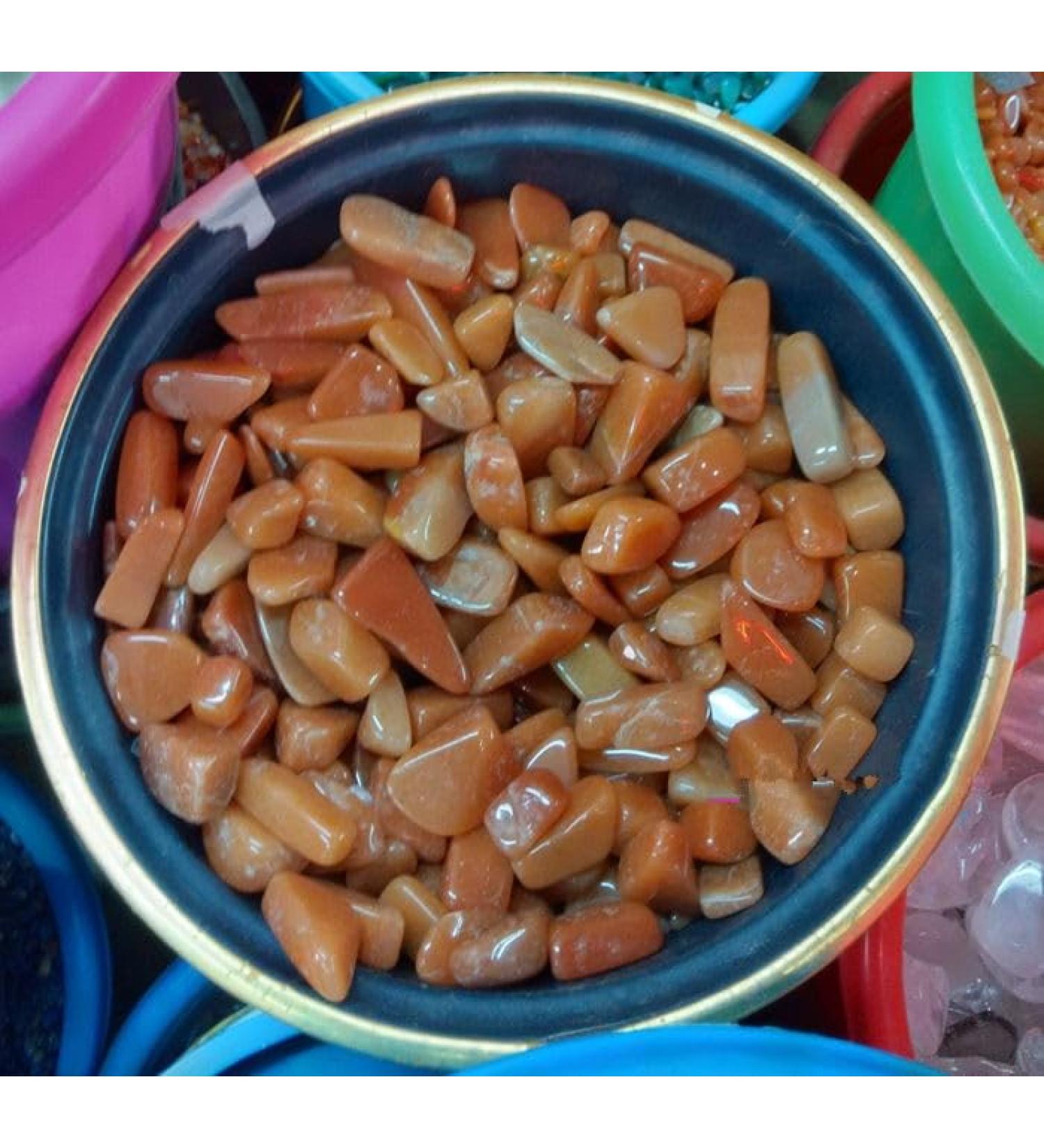 2oz Red Medium Bulk Tumbled Stones Metaphysical Crystal Lot... Natural Luster - Buy Online on GoSupps.com