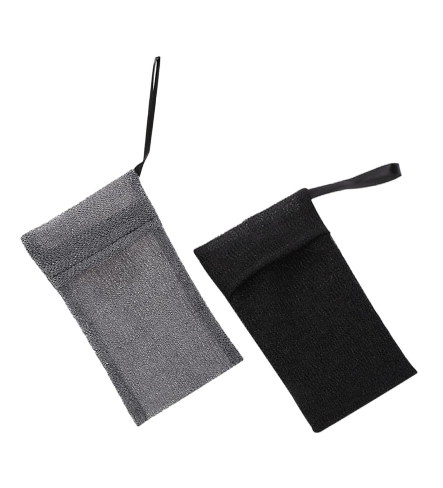 VINTORKY 2pcs Bath Bag Exfoliating Soap Bag Soap Sleeve Soap Saver Bag Soap Bar Bag Soap Bar Pouch Nylon - Buy Online on GoSupps.com