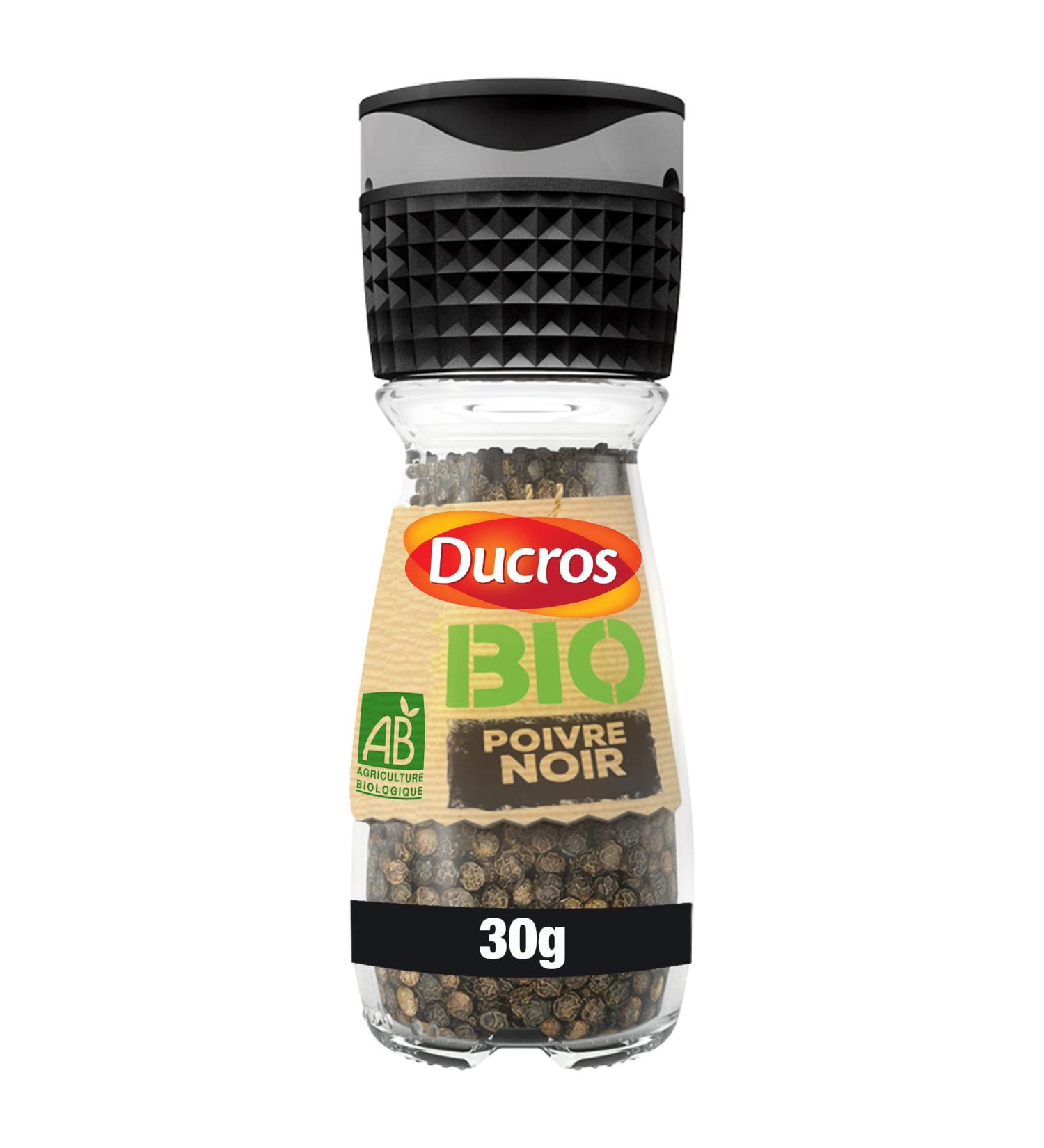 Ducros DUCROS - Organic Black Pepper Mill 30g