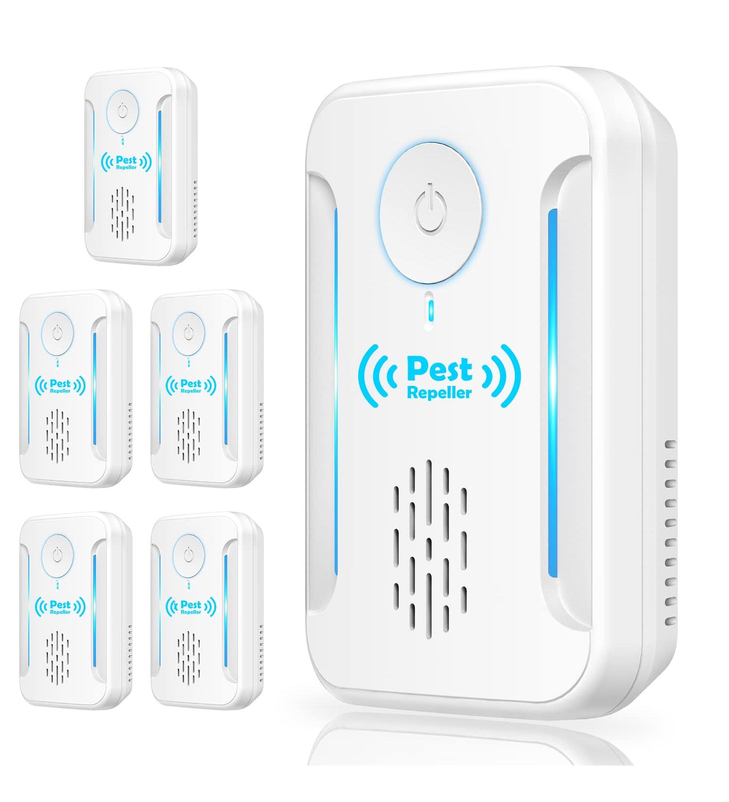 2023 Upgraded Ultrasonic Pest Repeller 6 Pack - Indoor Bug Control for Insects, Roaches, Mice, Spiders, Mosquitoes - Plug In Electronic Repellent for Home, Garage, Warehouse, Office, Hotel - Buy Online on GoSupps.com