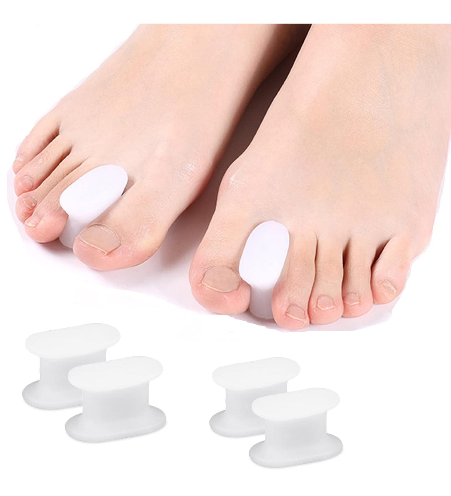 Feifan Shop 4x Toe Separator - Hallux Valgus Silicone Toe Protection & Correction Spreader for Pain Relief - International Shipping Available - Buy Online on GoSupps.com