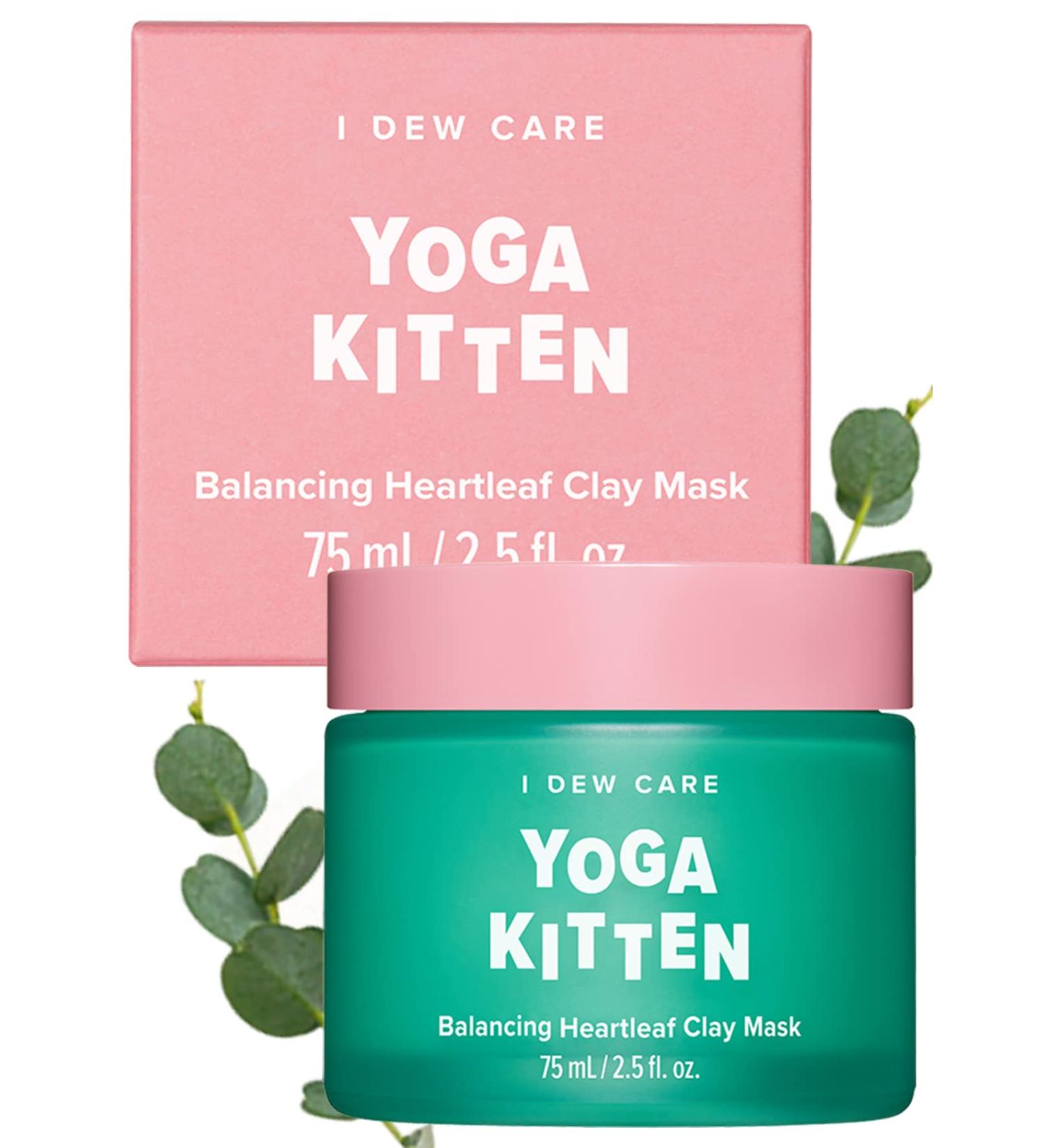 I DEW CARE Wash-off Clay Mask - Yoga Kitten | For Blemish-prone Skin with Kaolin  Heartleaf  and Tea Tree Extract  2.5 Fl Oz - Buy Online on GoSupps.com