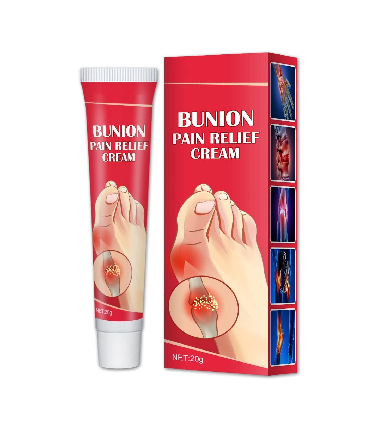Bunion Pain Relief Cream - Soothing Bunion Relief & Inflammation Treatment 20g - Buy Online on GoSupps.com